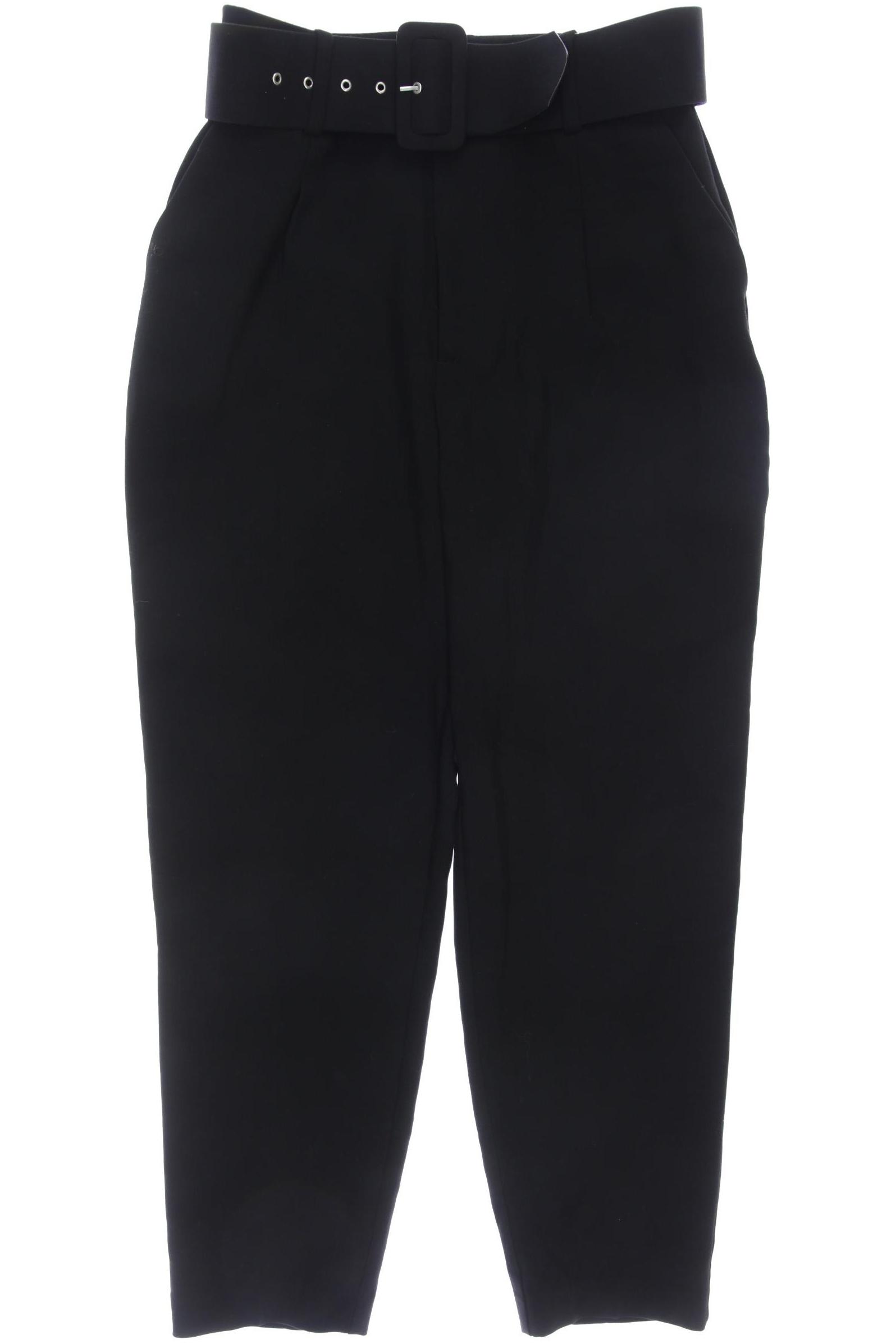 

Zara Damen Stoffhose, schwarz, Gr. 0