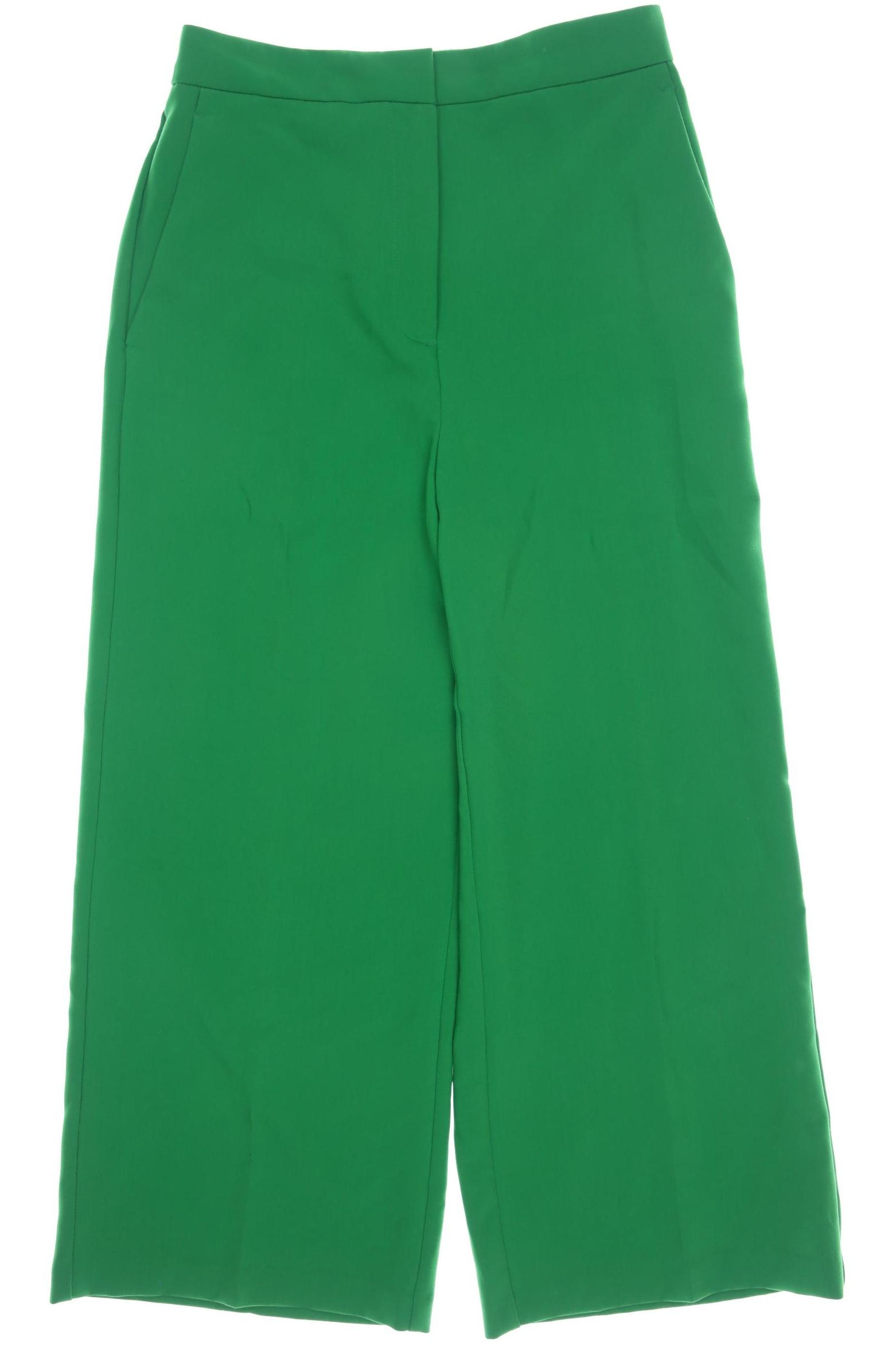 

Zara Damen Stoffhose, grün, Gr. 0