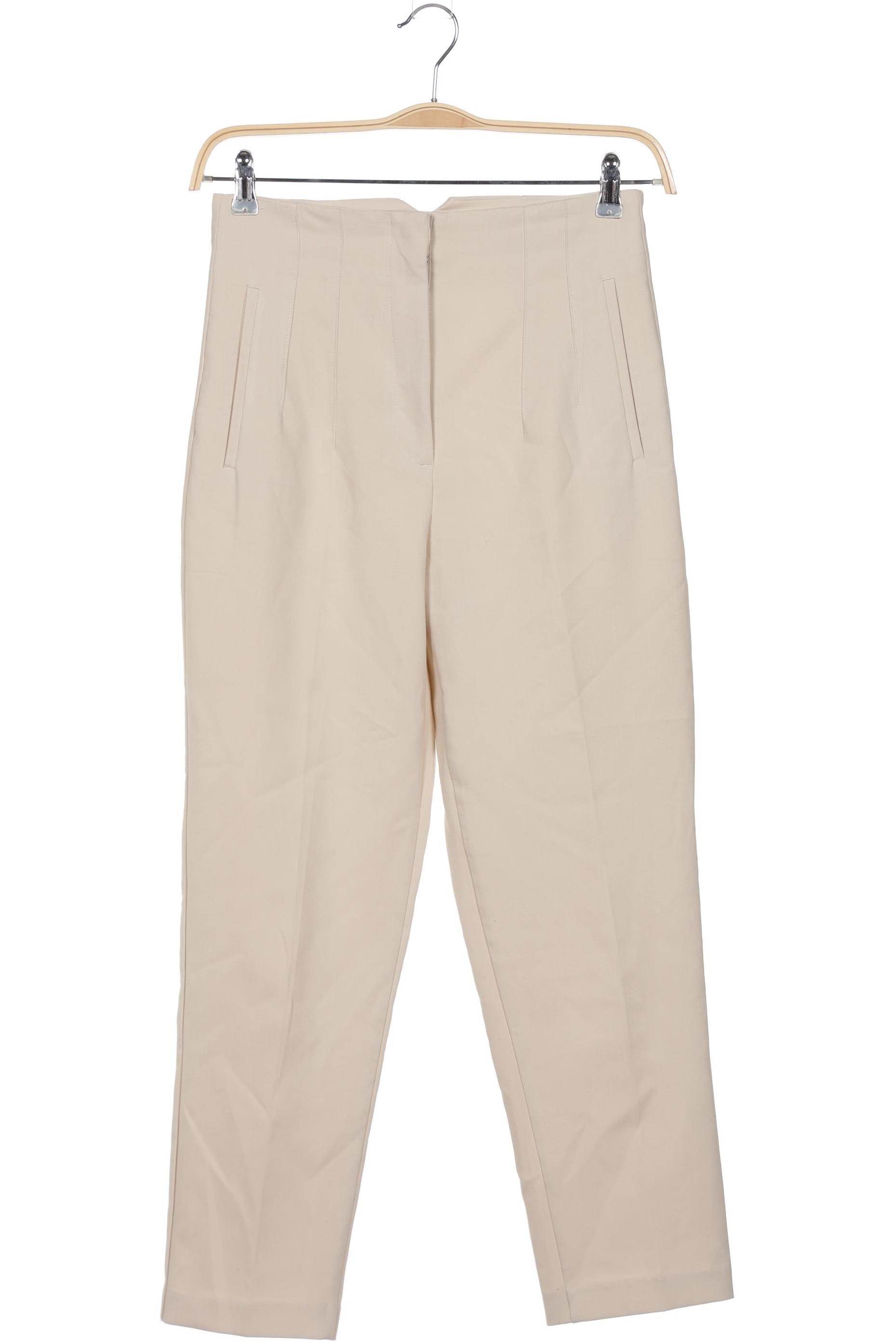 

Zara Damen Stoffhose, cremeweiß, Gr. 0