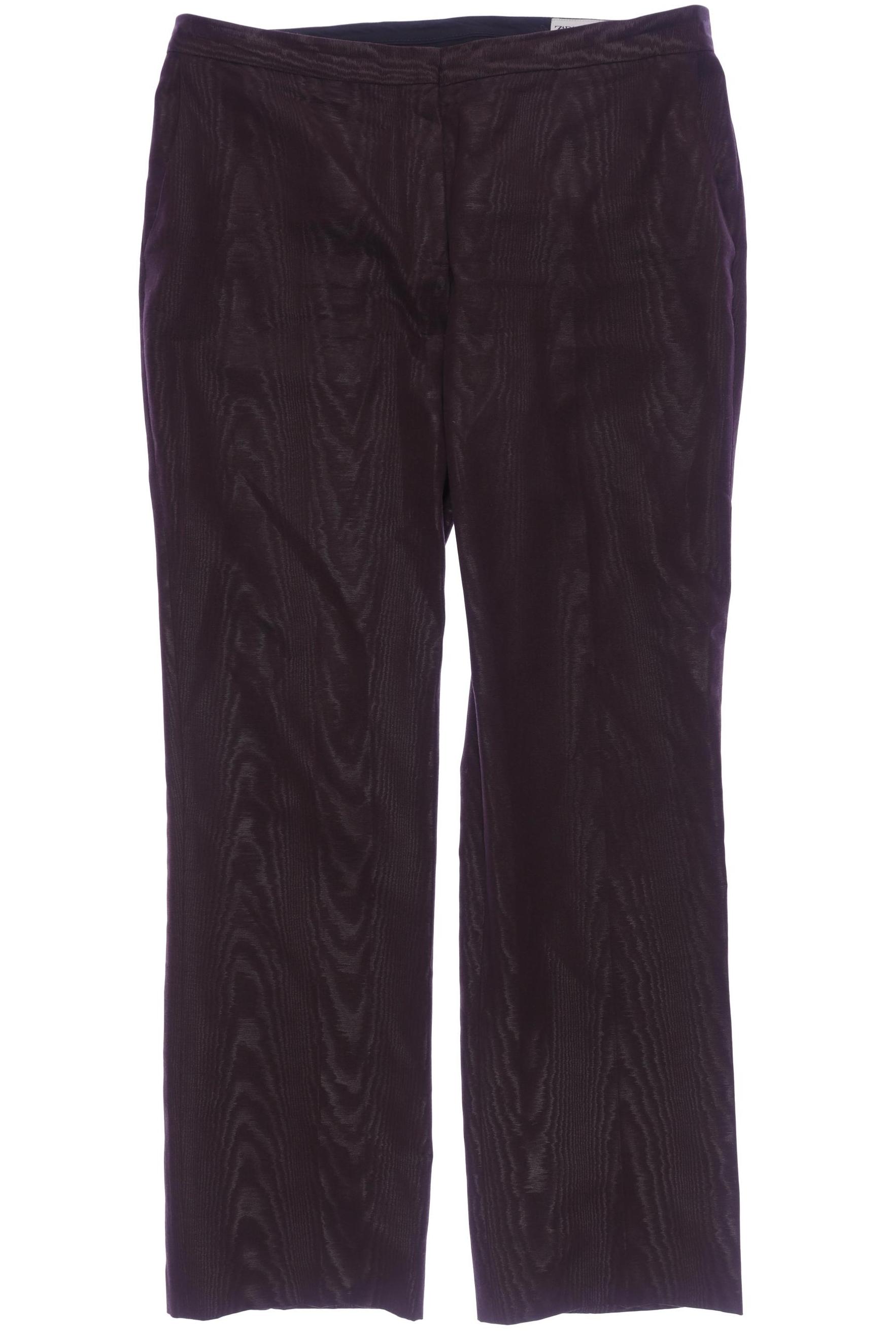 

Zara Damen Stoffhose, bordeaux, Gr. 0