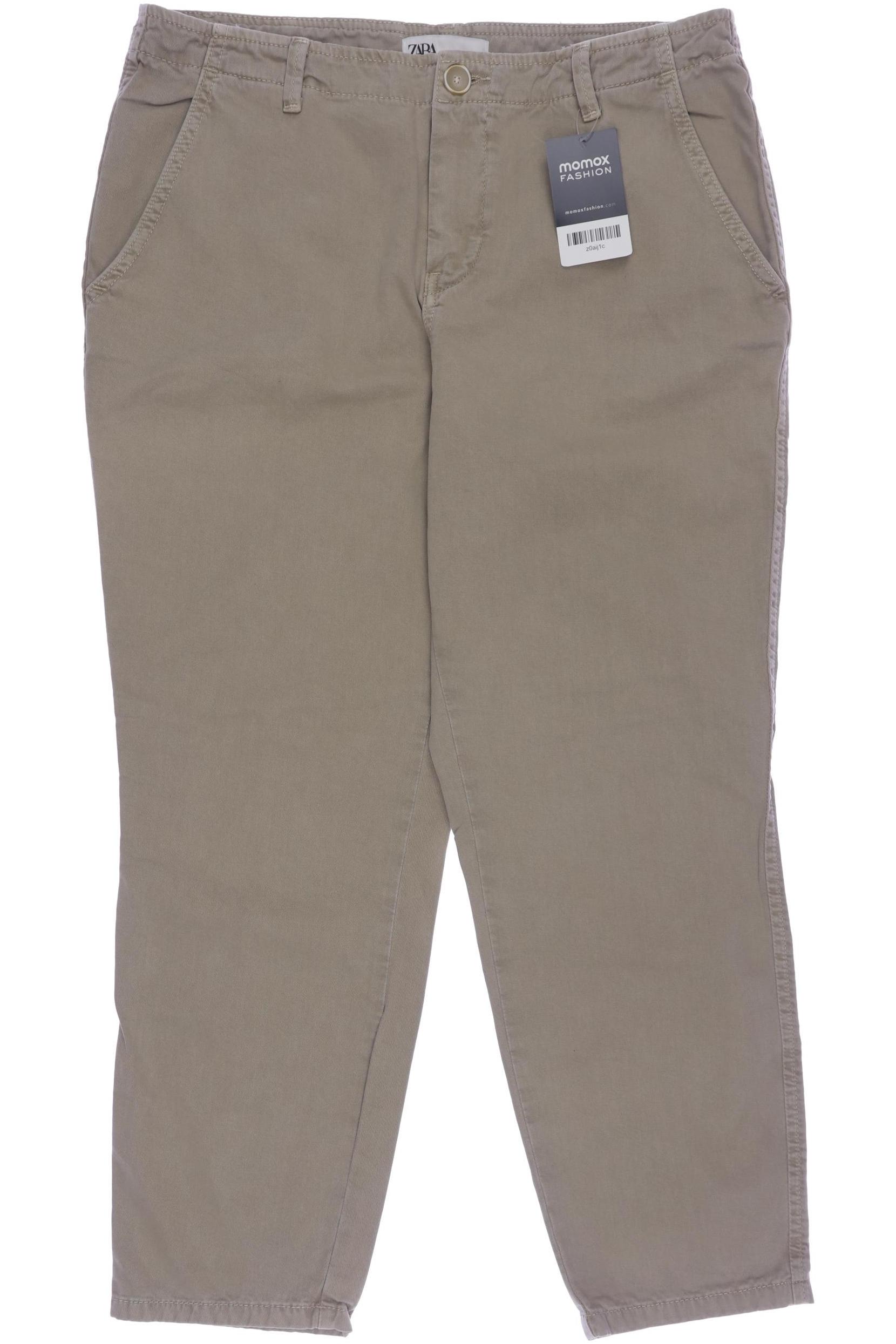 

Zara Damen Stoffhose, beige, Gr. 42
