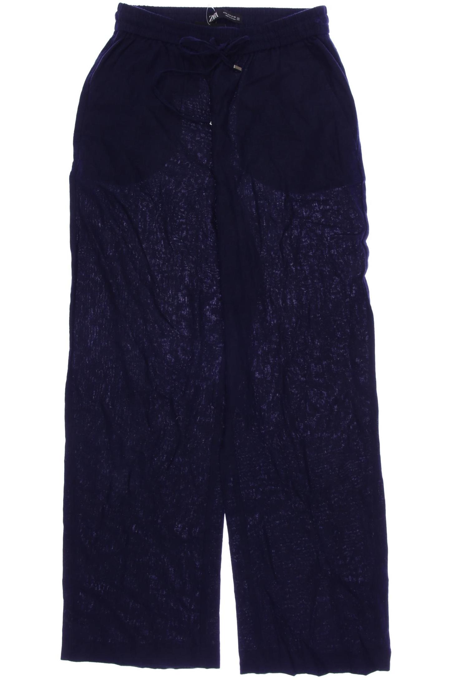 

Zara Damen Stoffhose, marineblau, Gr. 0