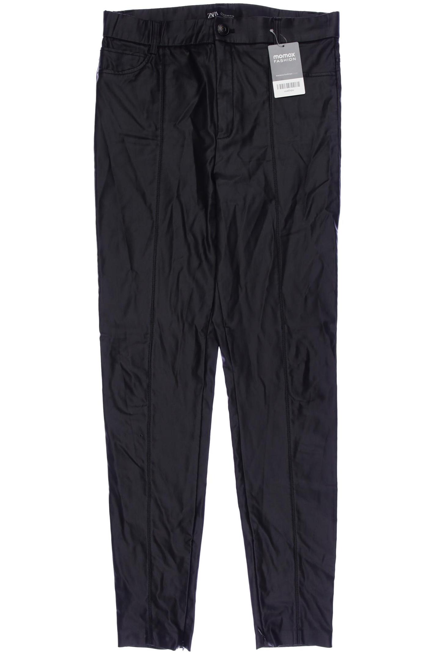 Thumbnail - Zara Damen Stoffhose, schwarz, Gr. 0