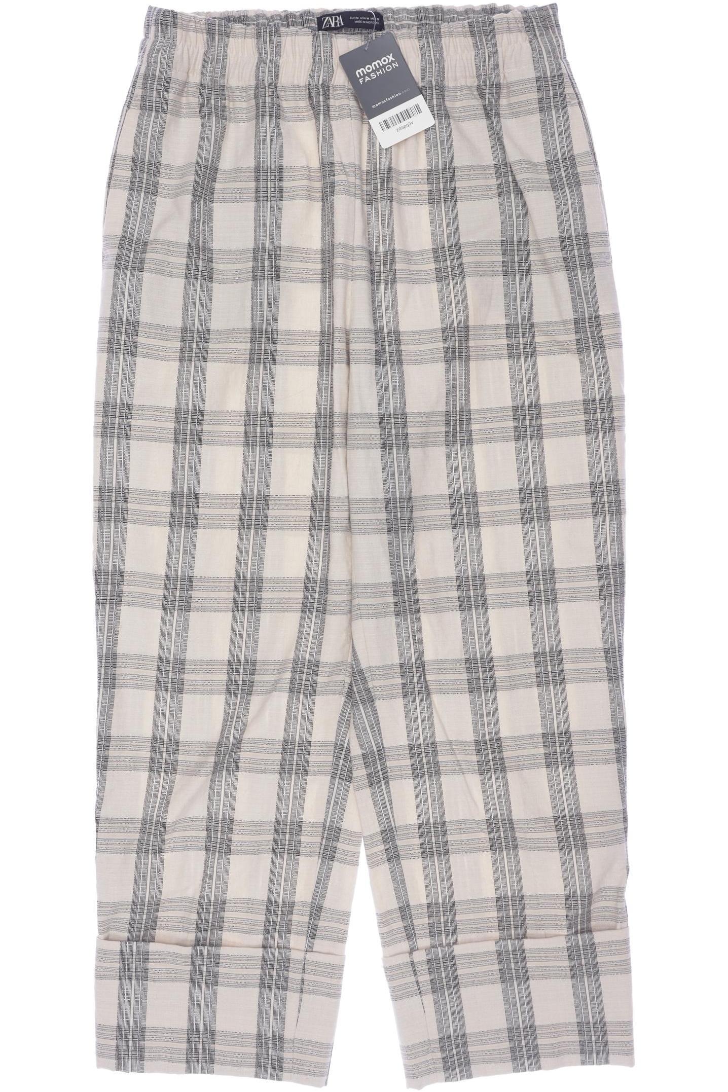 

Zara Damen Stoffhose, beige, Gr. 0