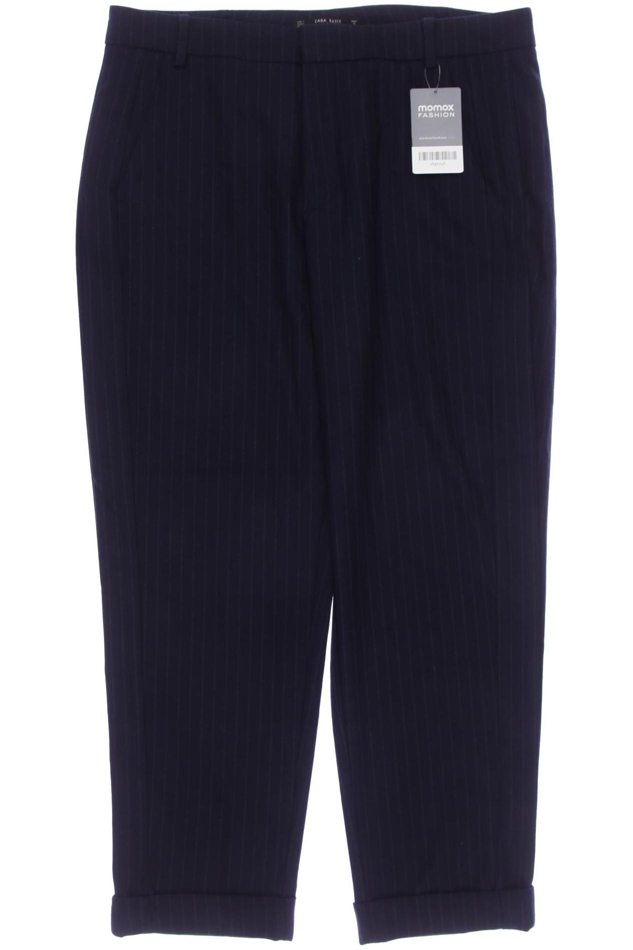 

Zara Damen Stoffhose, marineblau, Gr. 0