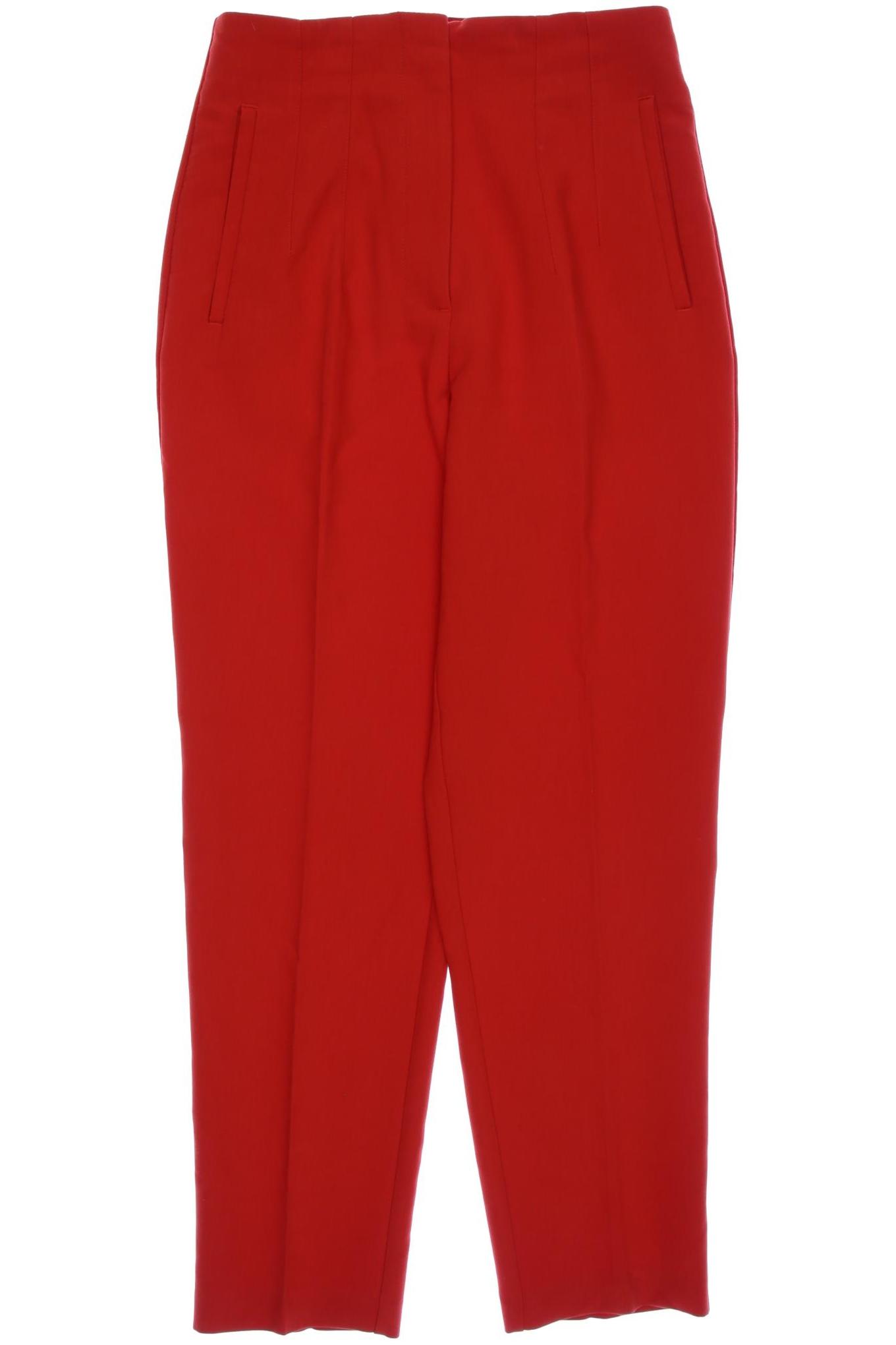 

Zara Damen Stoffhose, rot, Gr. 0