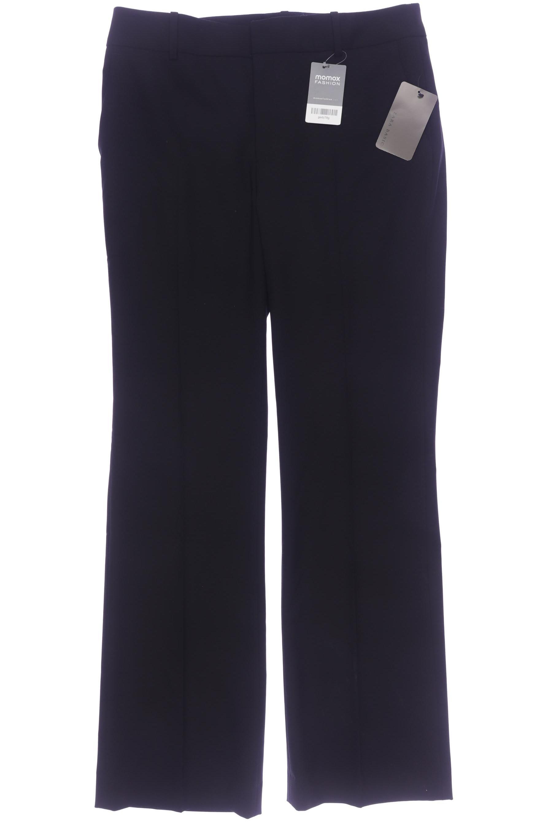 Thumbnail - Zara Damen Stoffhose, schwarz, Gr. 44