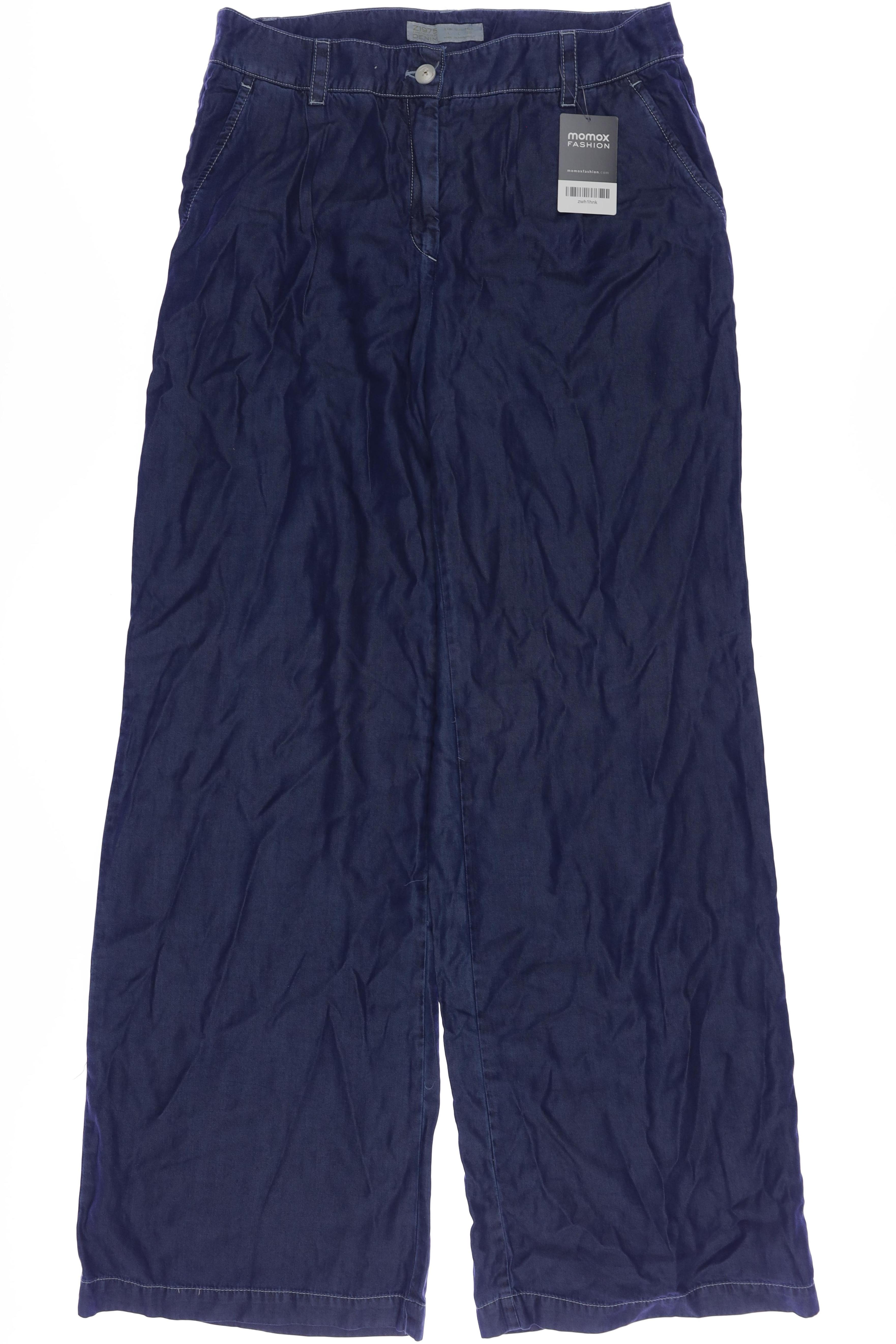 

Zara Damen Stoffhose, marineblau, Gr. 0