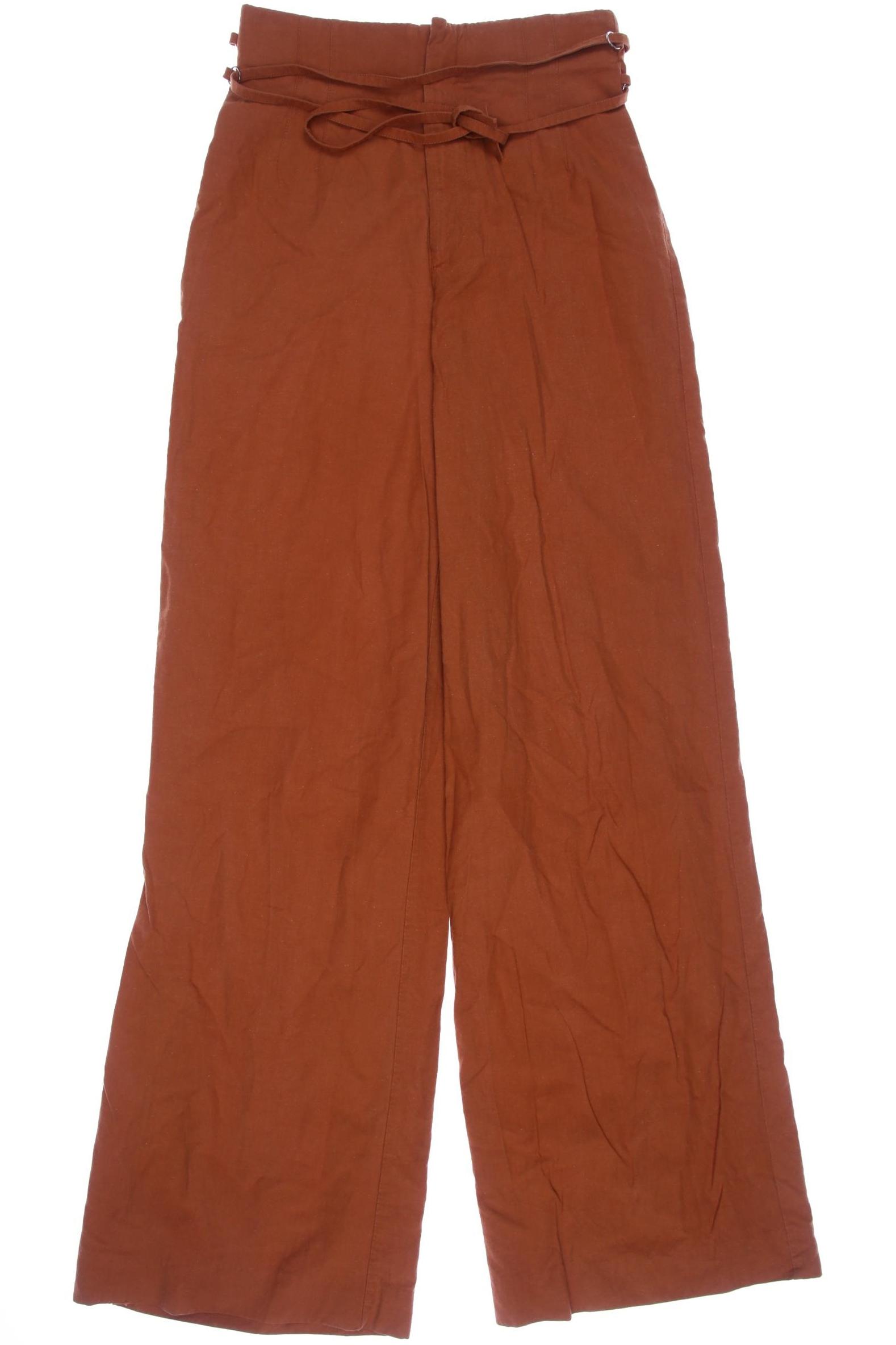 

Zara Damen Stoffhose, orange, Gr. 0