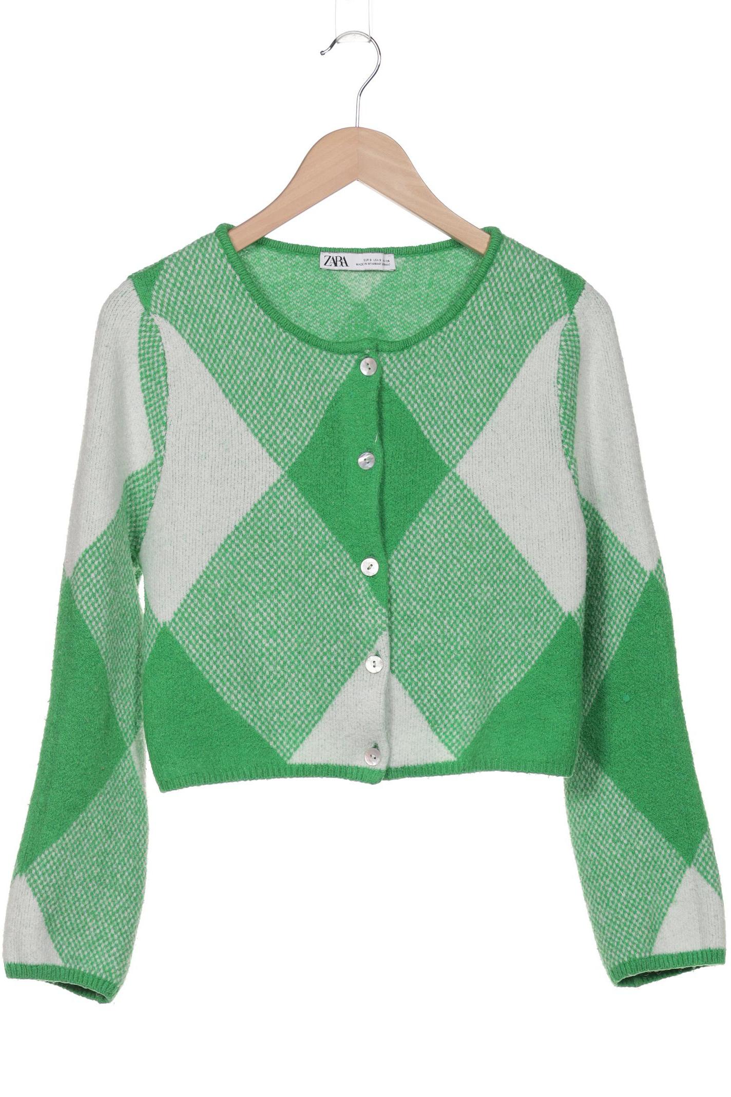 

Zara Damen Strickjacke, grün, Gr. 36