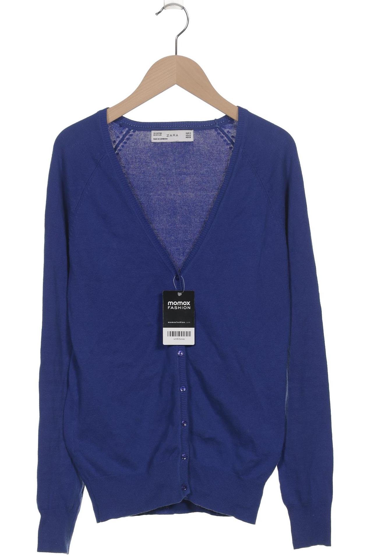

Zara Damen Strickjacke, blau, Gr. 38