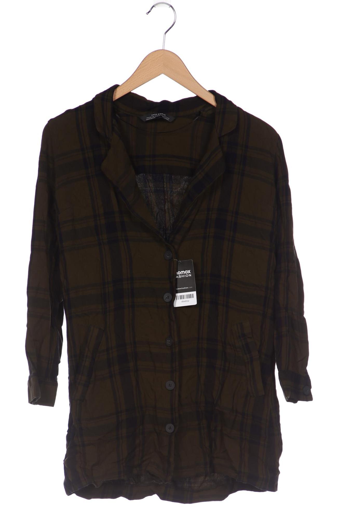 

ZARA Damen Strickjacke, grün