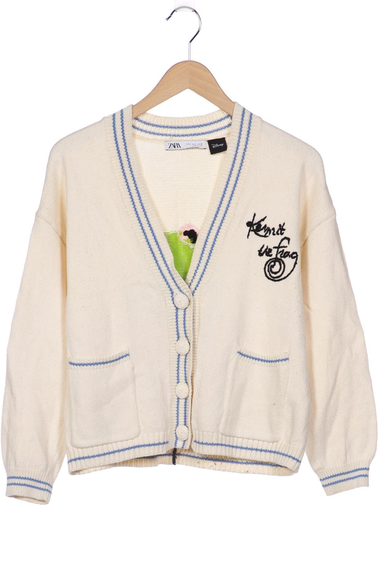 

ZARA Damen Strickjacke, cremeweiß