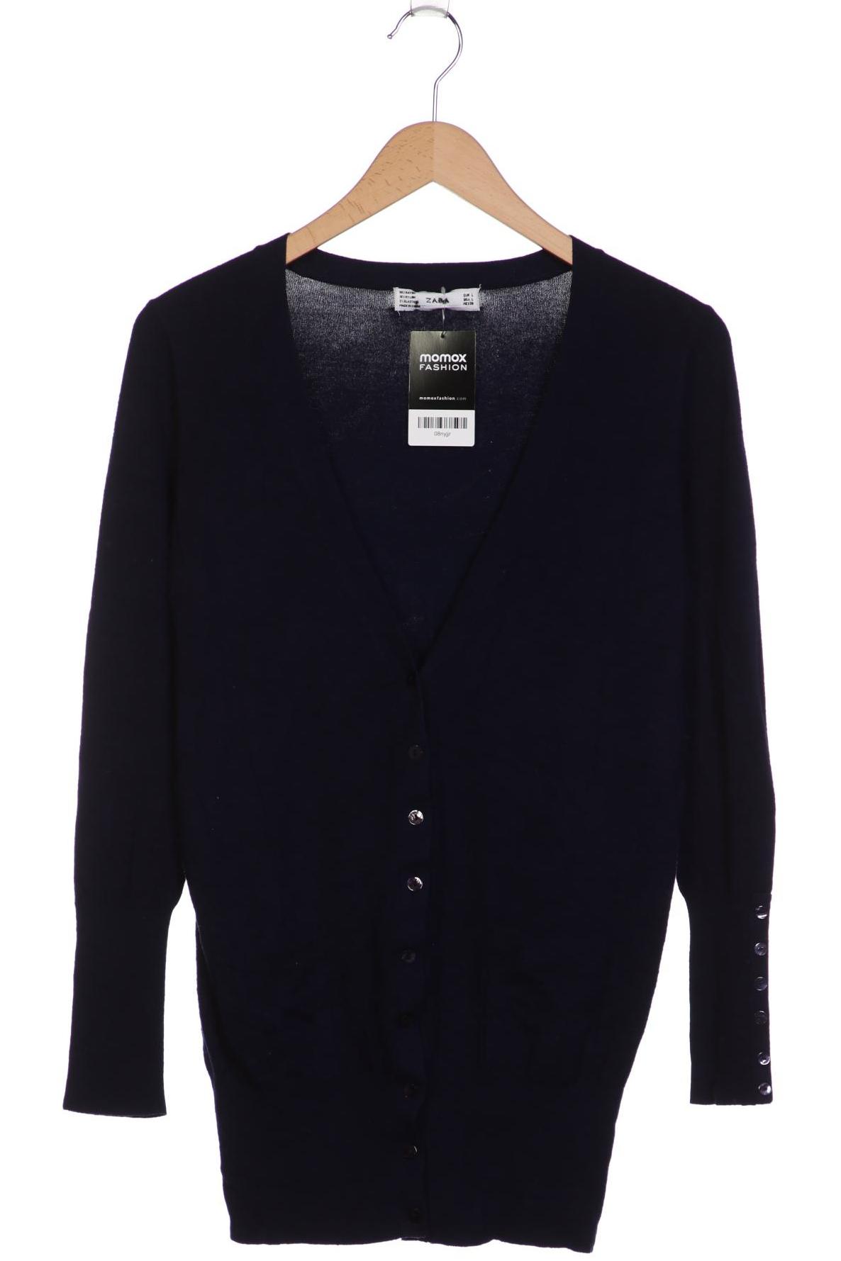 

Zara Damen Strickjacke, marineblau, Gr. 42