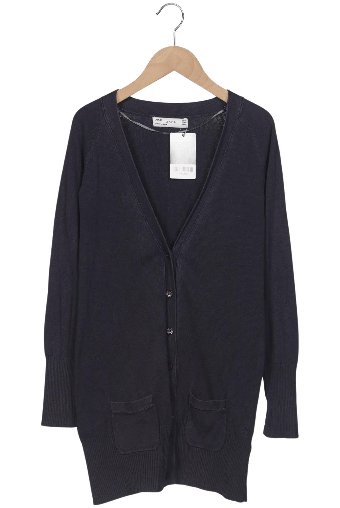 

Zara Damen Strickjacke, marineblau, Gr. 36