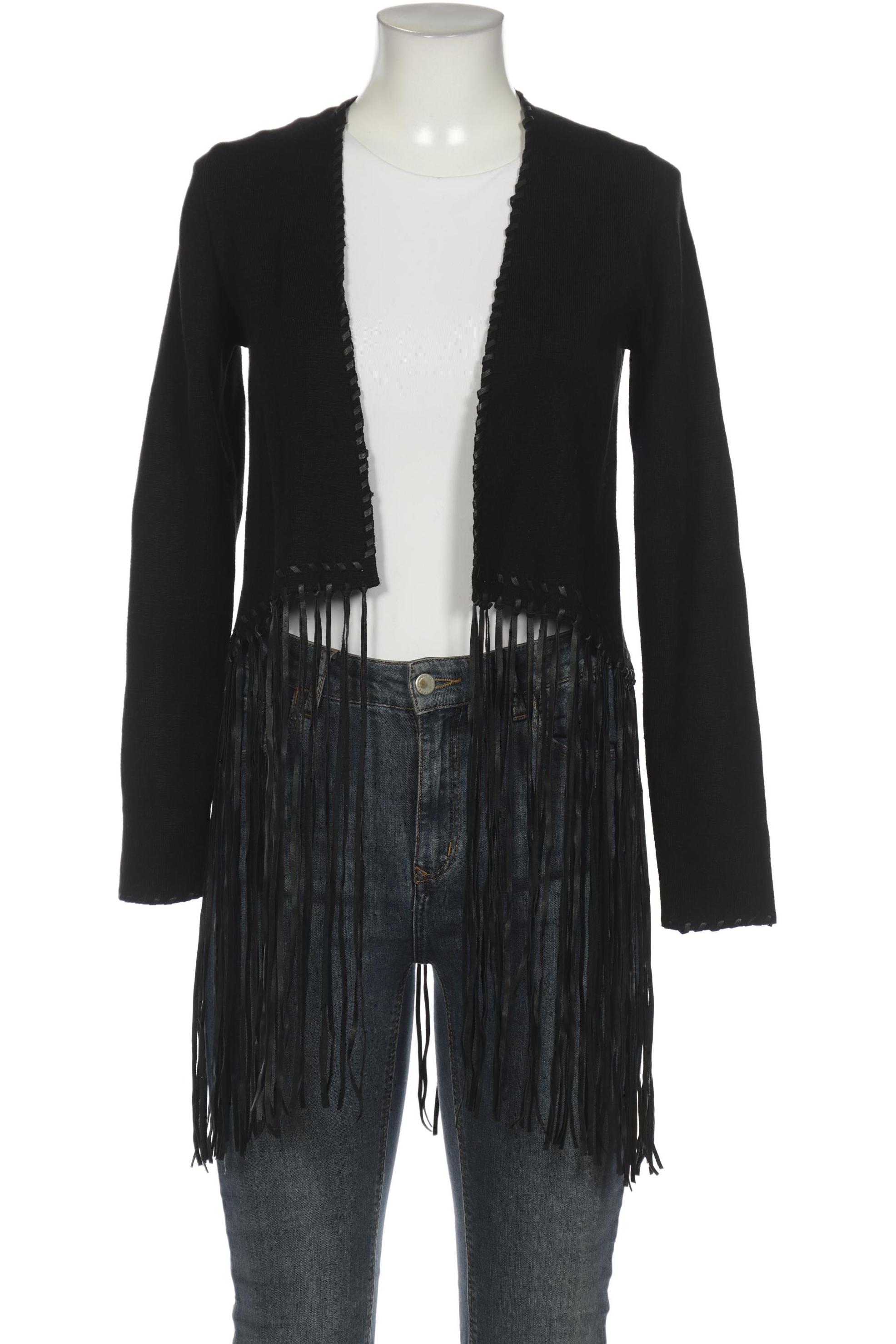 

ZARA Damen Strickjacke, schwarz