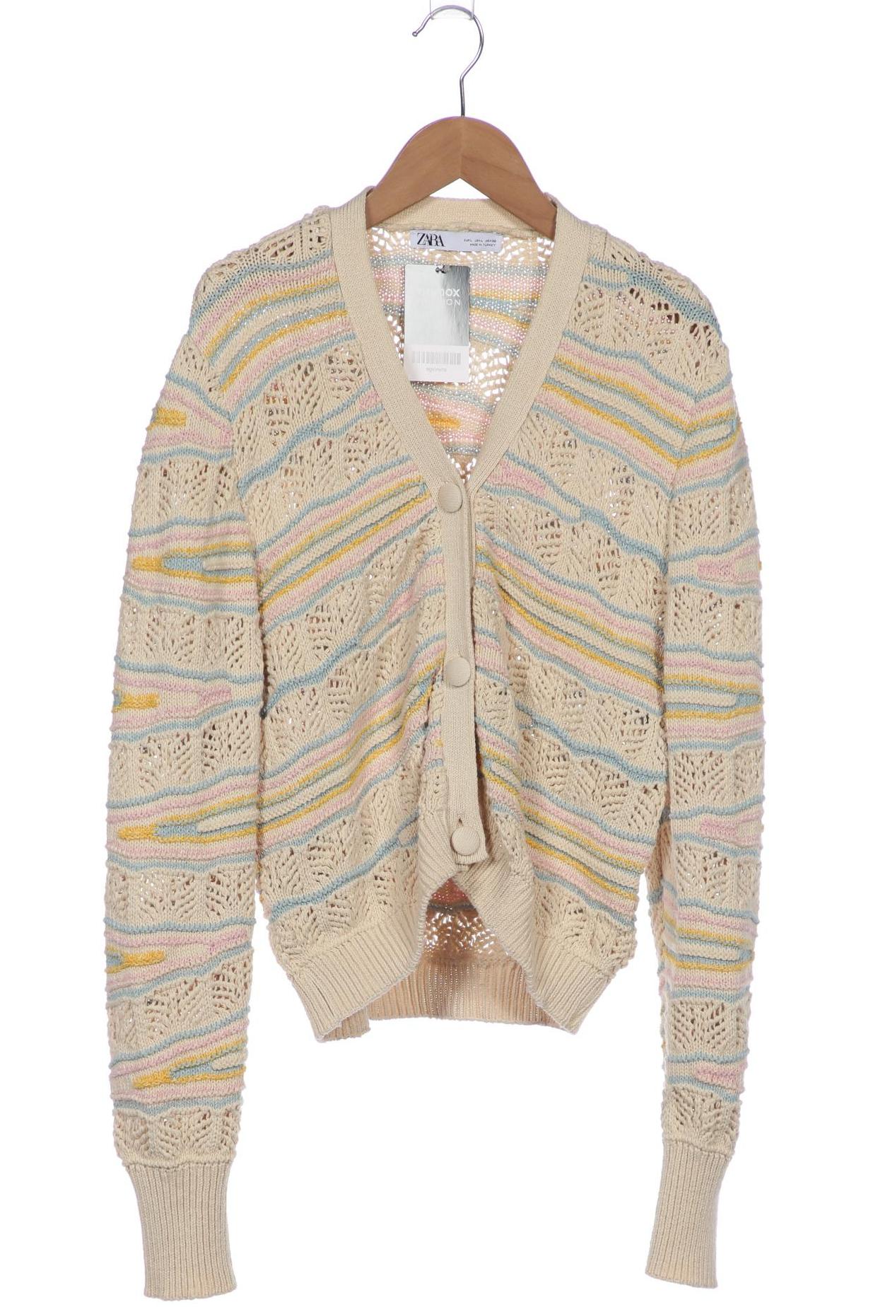

Zara Damen Strickjacke, cremeweiß, Gr. 42