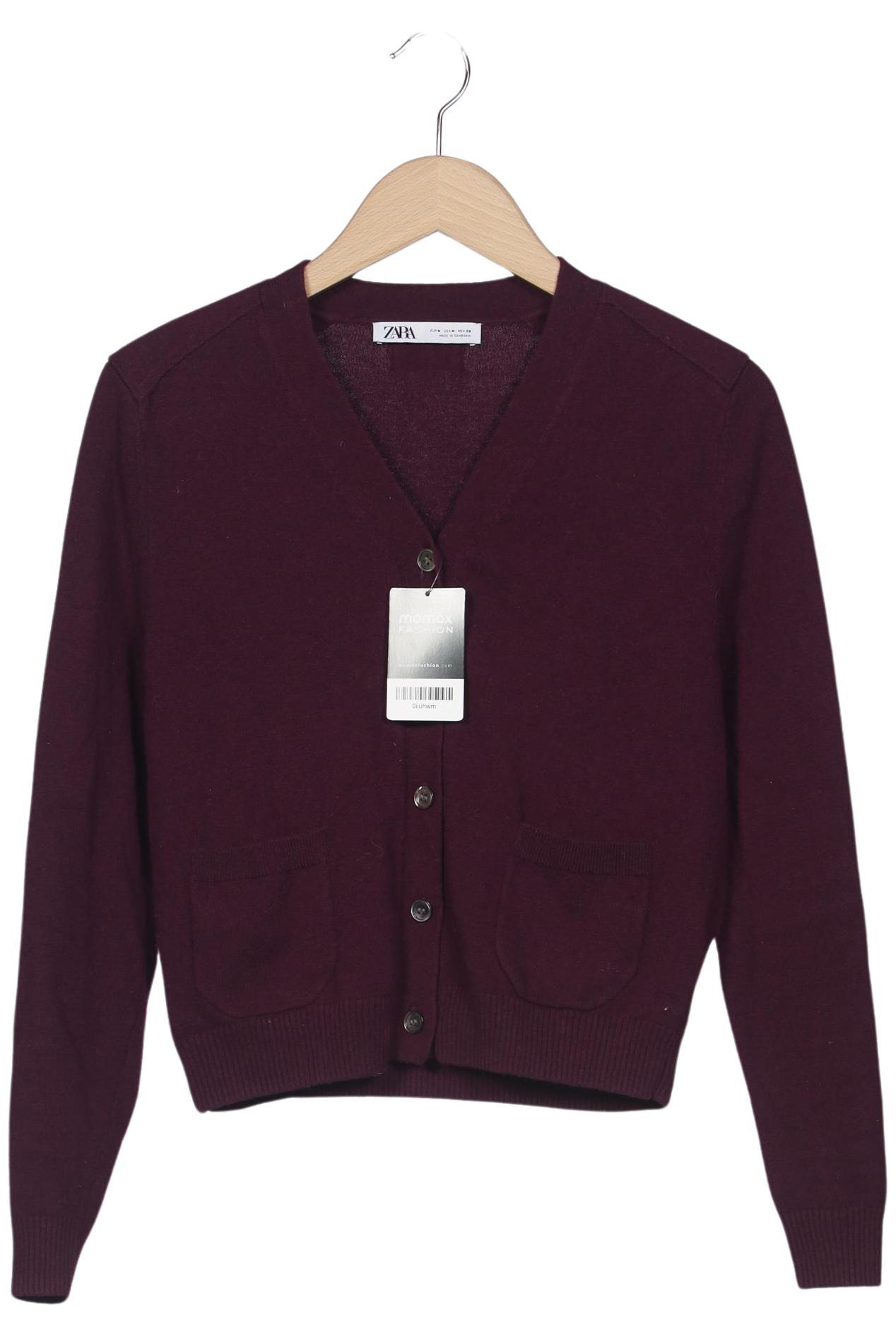 

Zara Damen Strickjacke, bordeaux, Gr. 38
