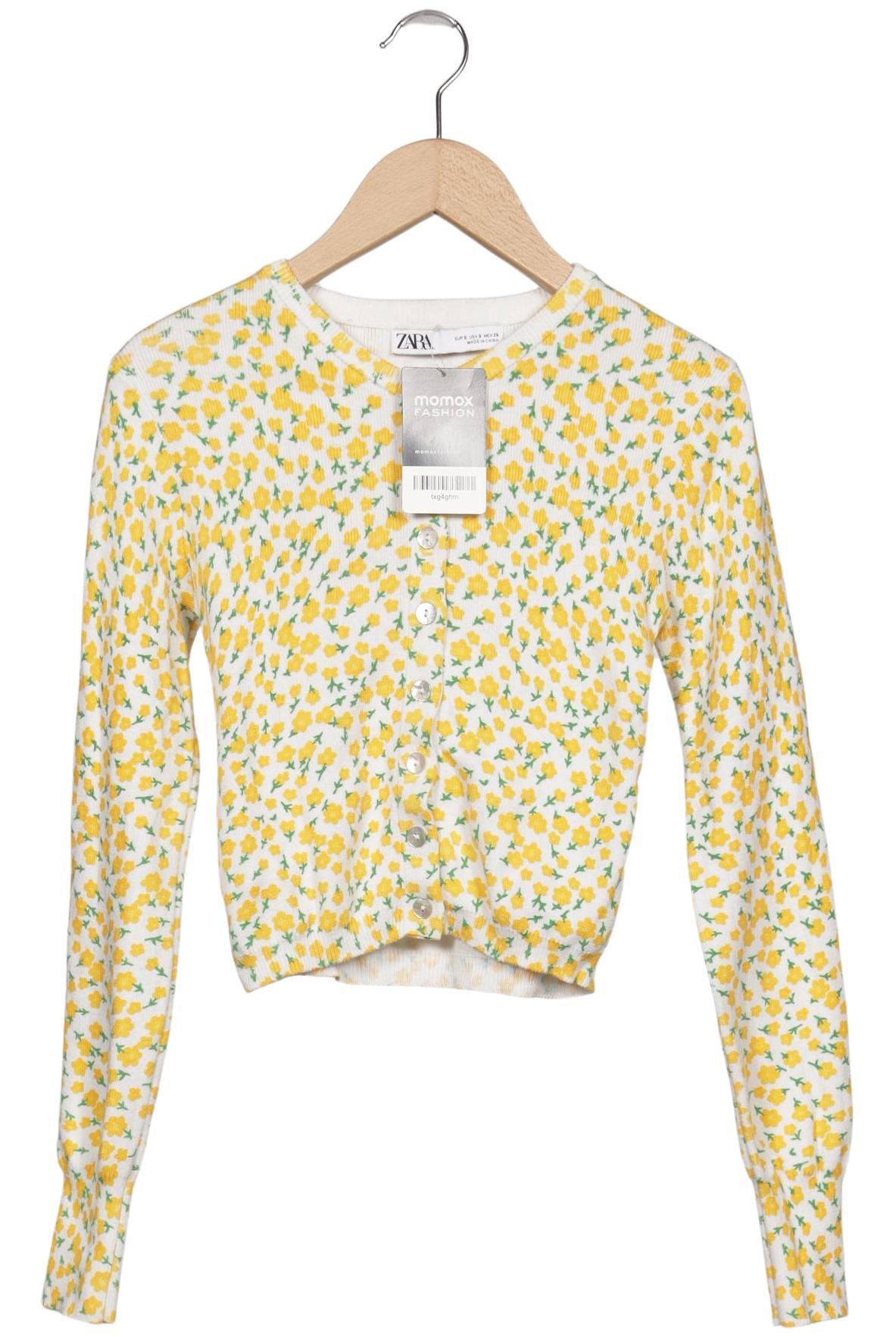 

Zara Damen Strickjacke, gelb, Gr. 36