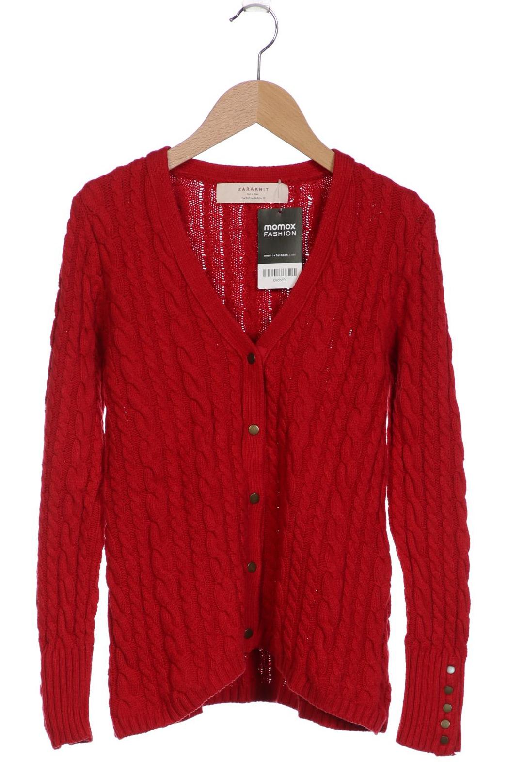 

Zara Damen Strickjacke, rot, Gr. 38