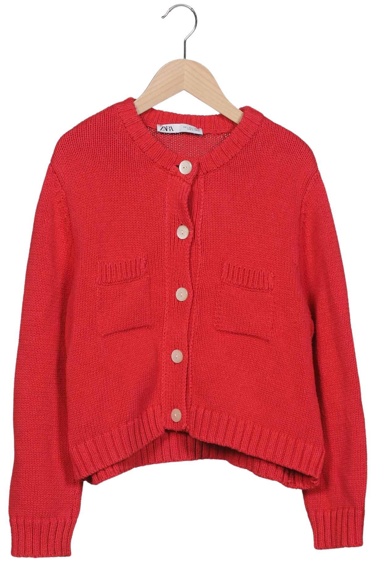 

Zara Damen Strickjacke, rot, Gr. 42