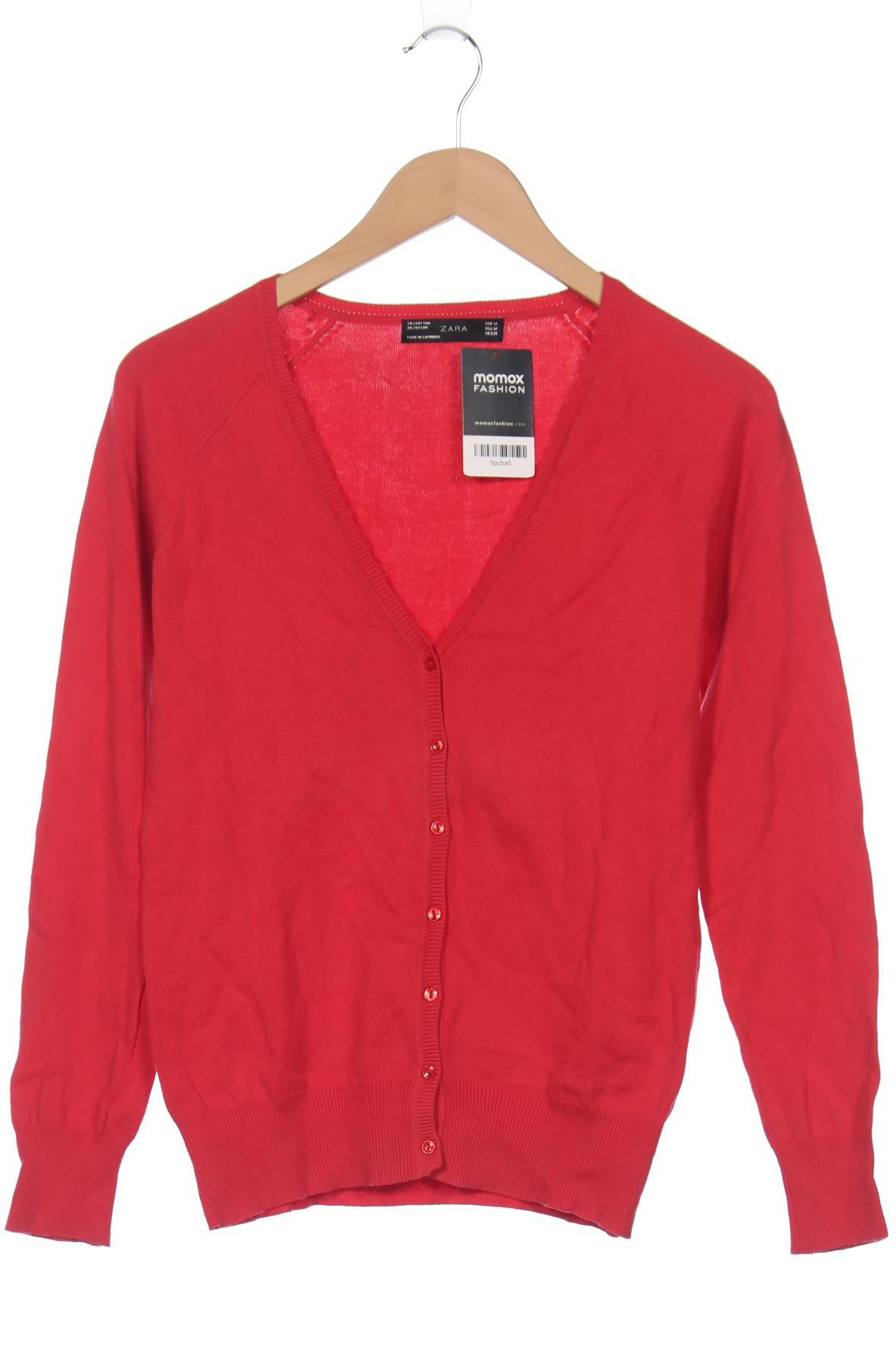 

ZARA Damen Strickjacke, rot