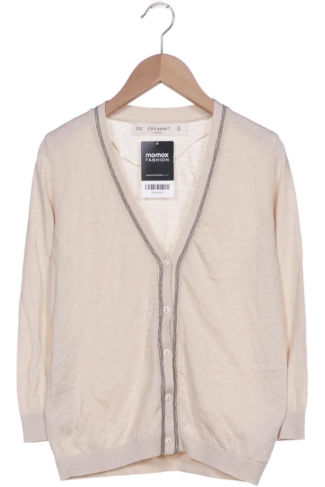 

ZARA Damen Strickjacke, beige