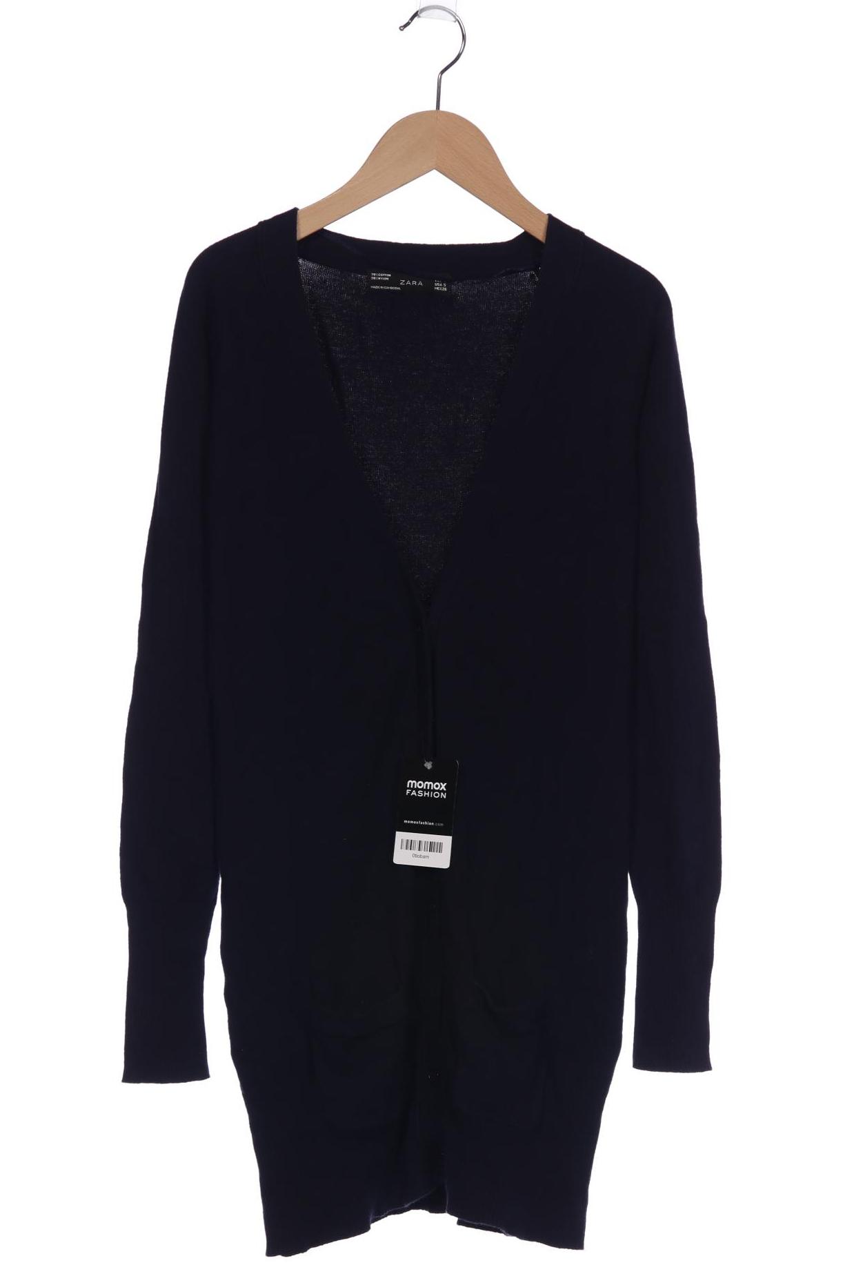 

ZARA Damen Strickjacke, marineblau