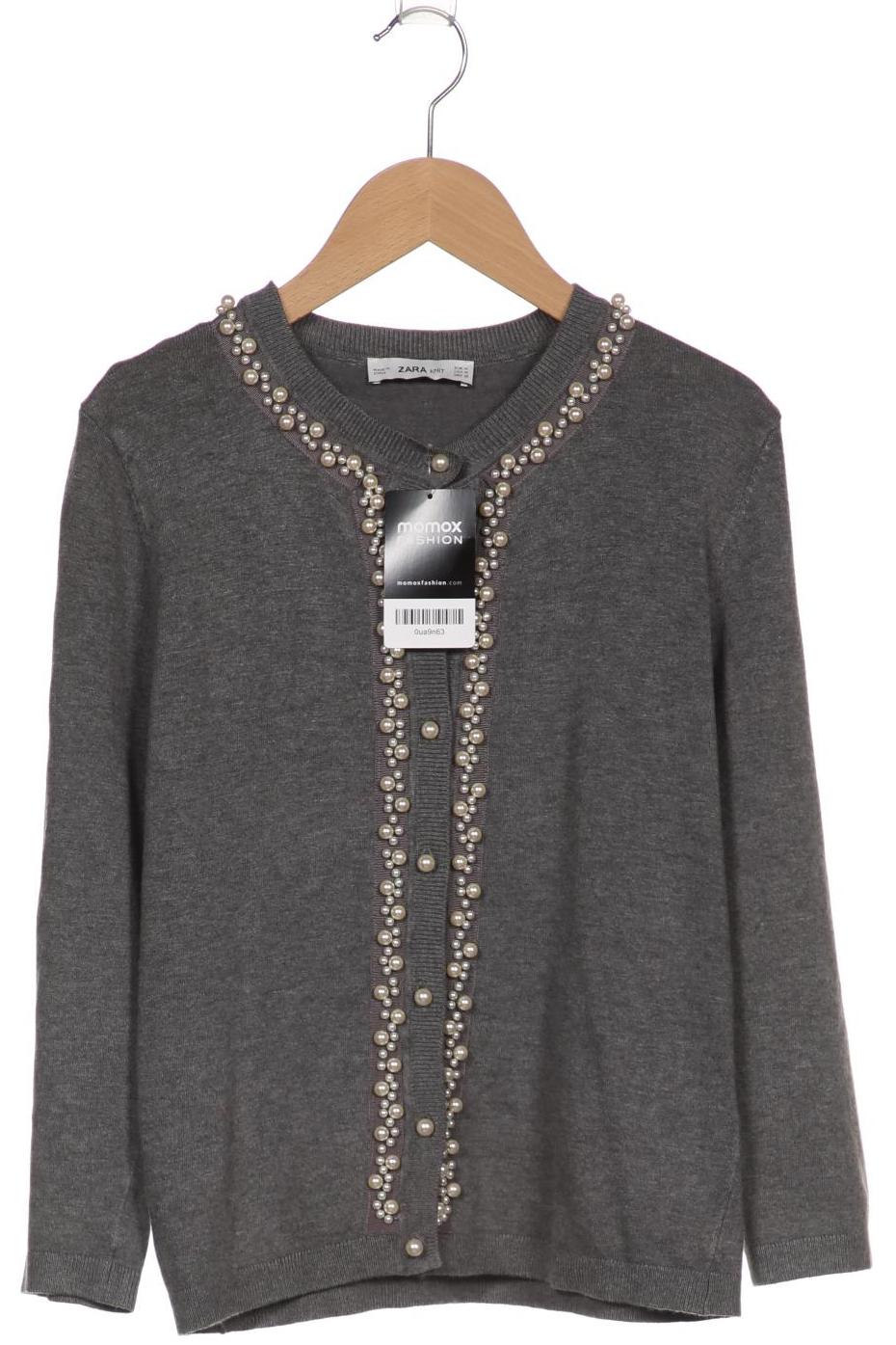

ZARA Damen Strickjacke, grau