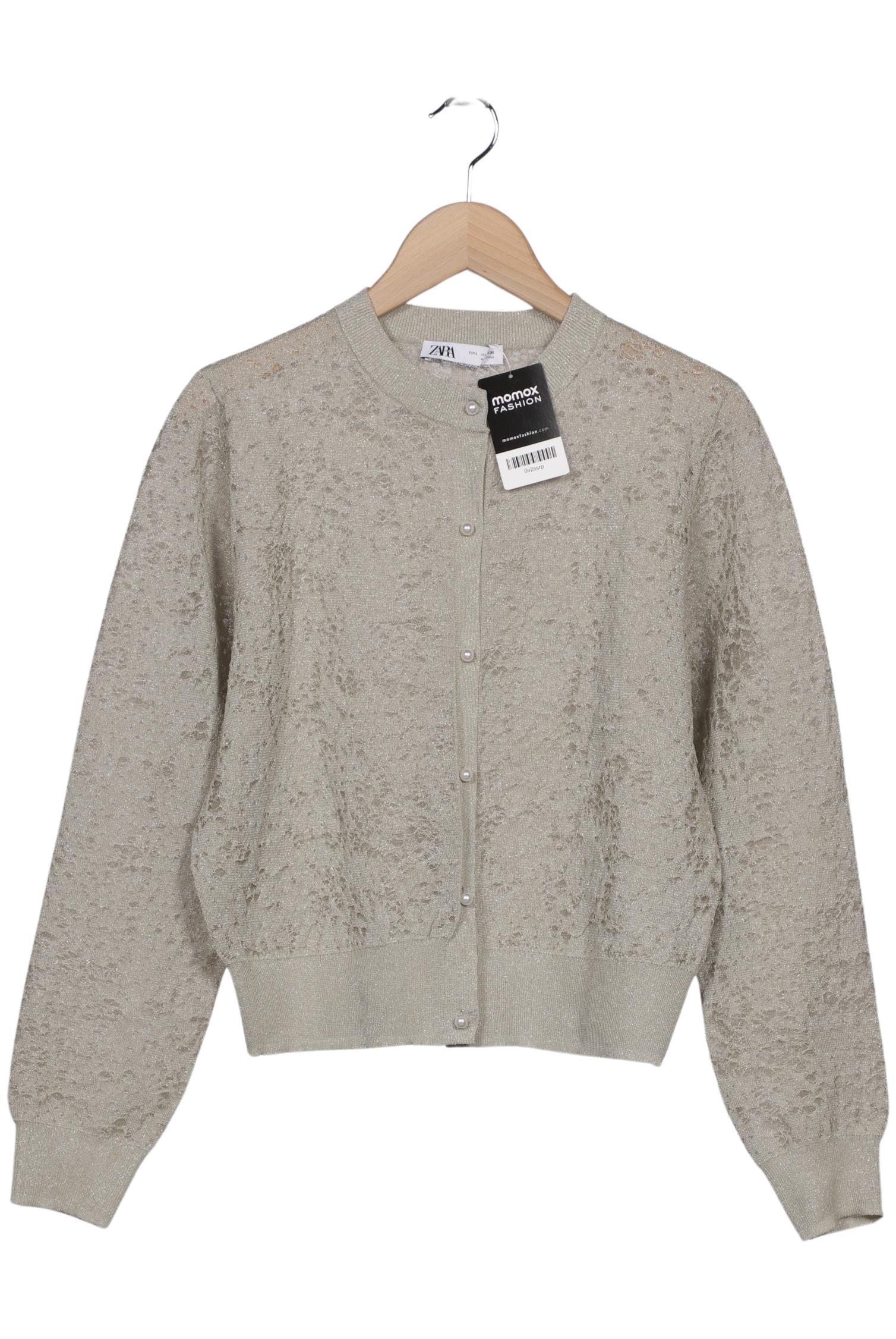 

Zara Damen Strickjacke, beige, Gr. 42