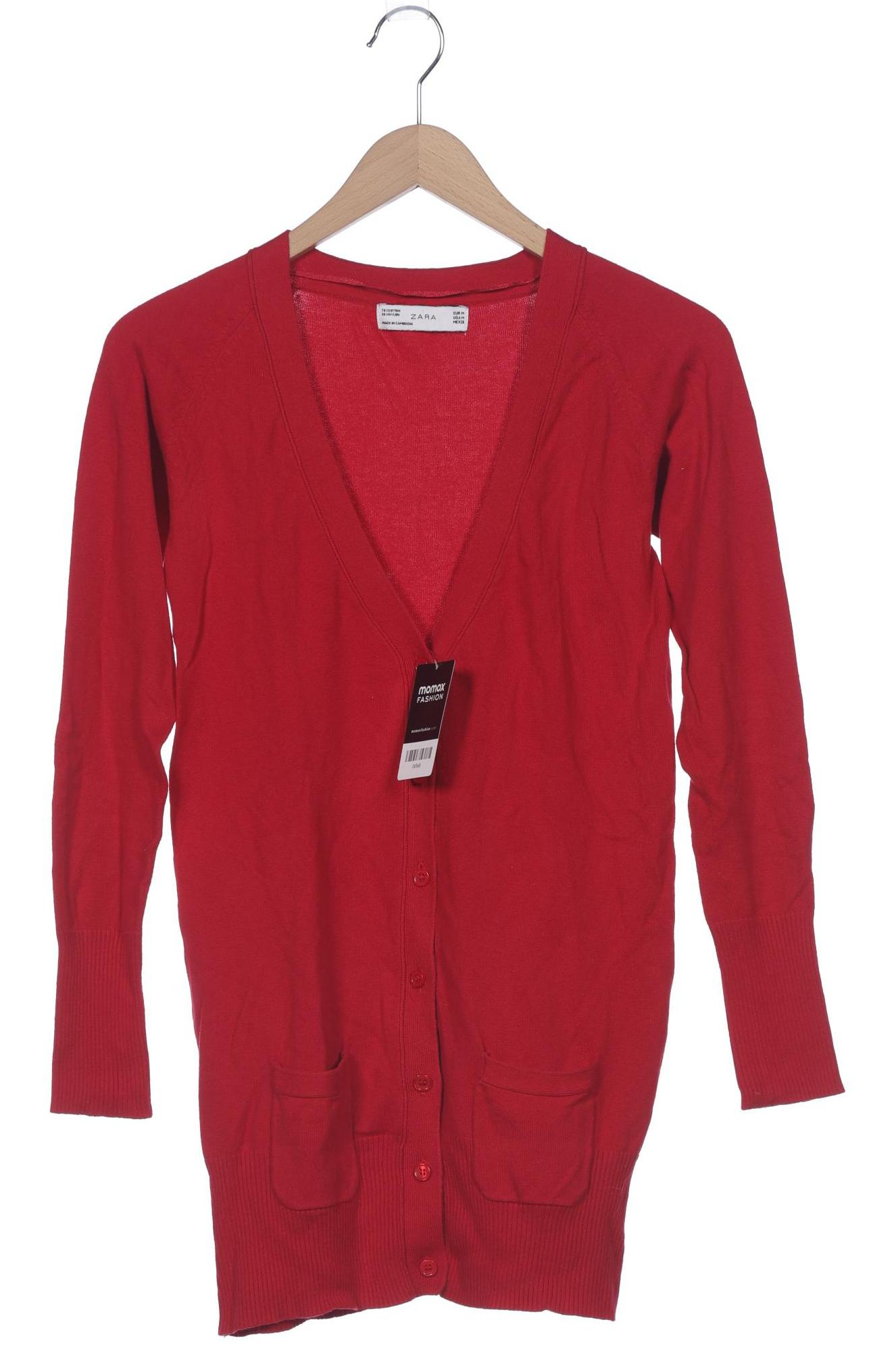 

Zara Damen Strickjacke, rot, Gr. 38