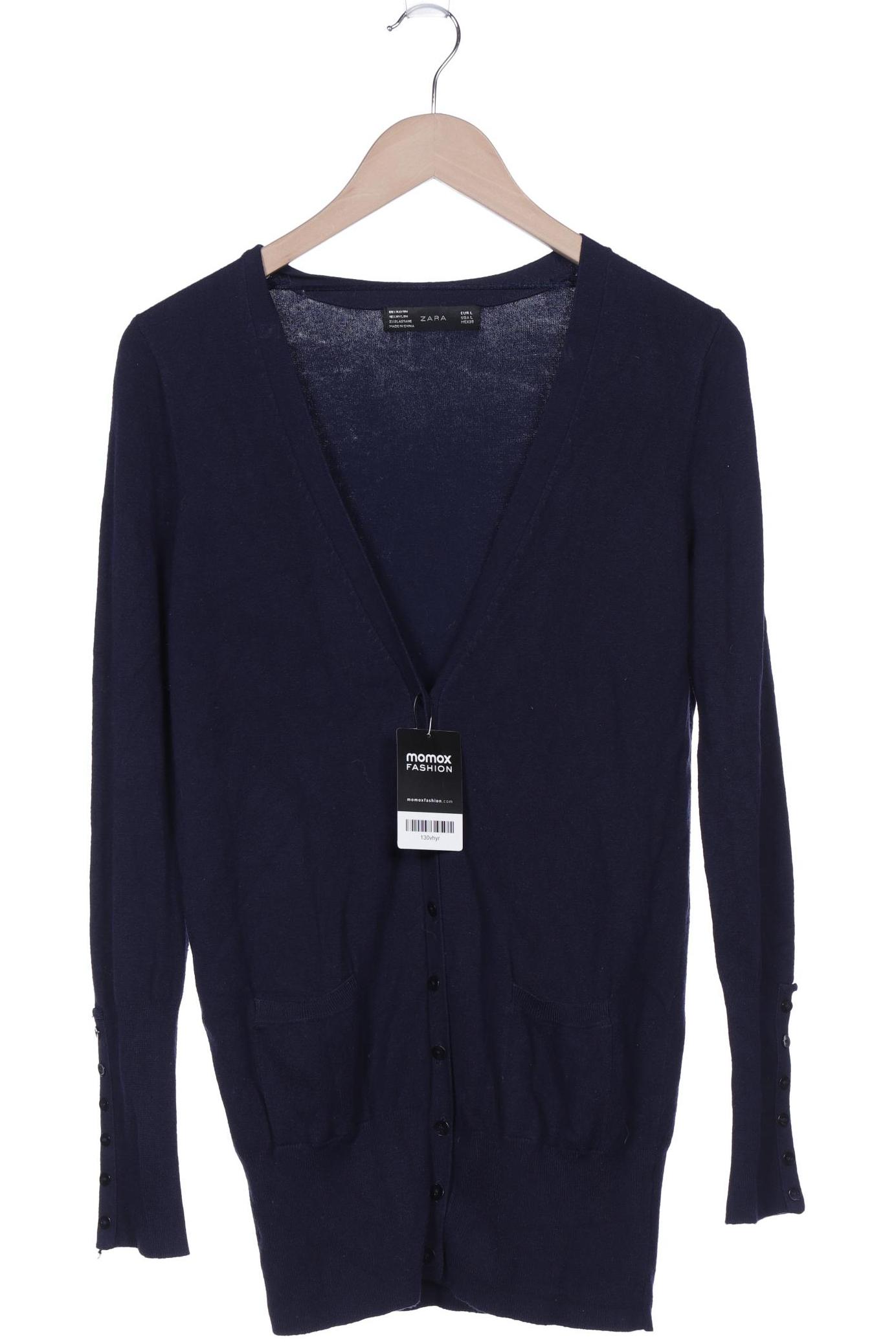 

Zara Damen Strickjacke, marineblau, Gr. 42