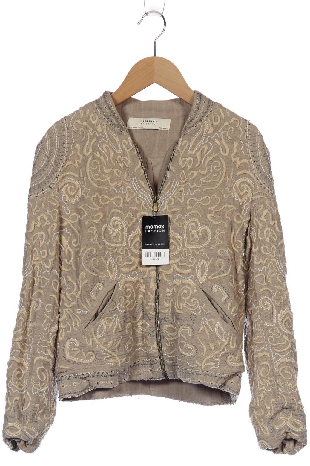 

ZARA Damen Strickjacke, beige