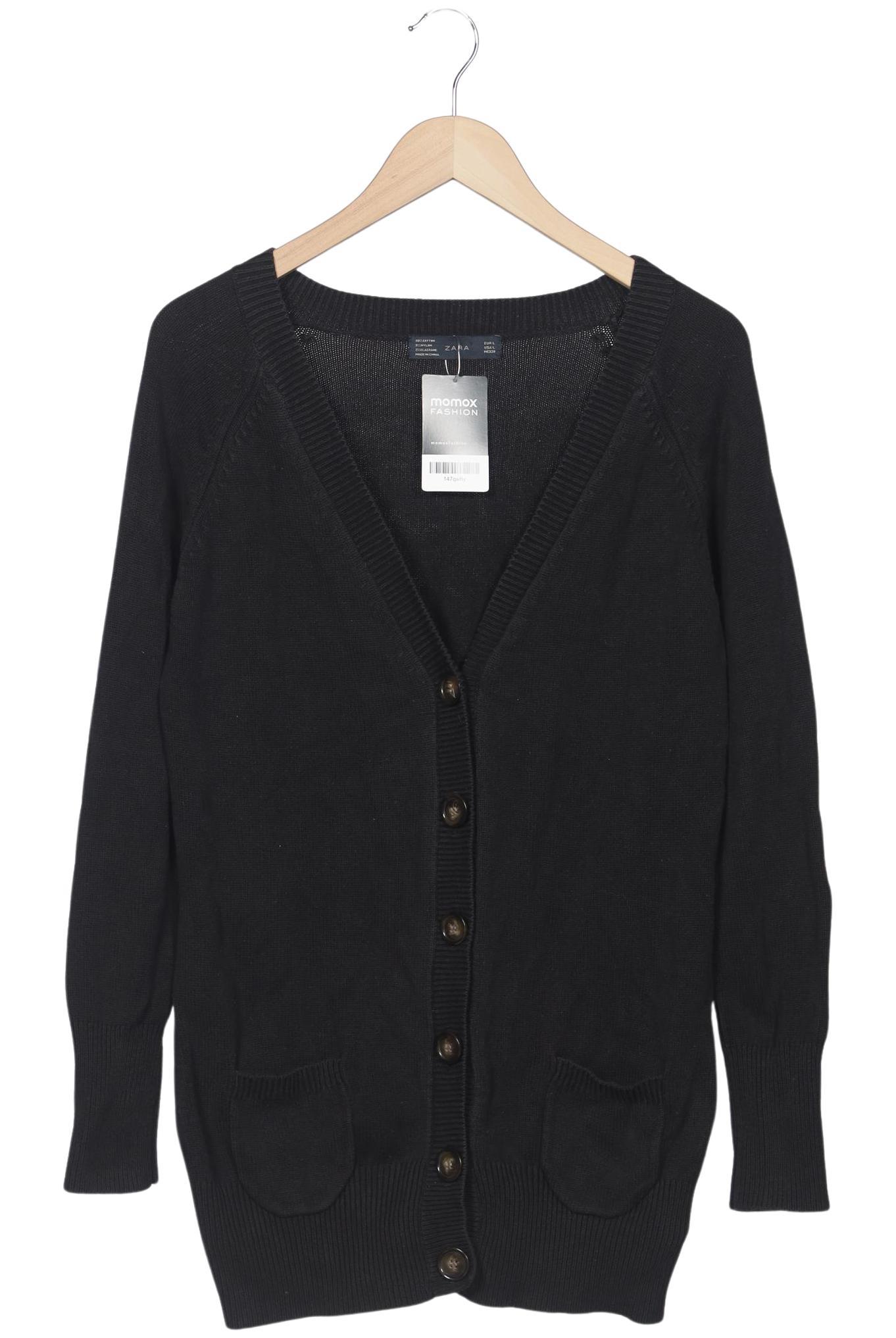 

Zara Damen Strickjacke, schwarz, Gr. 42