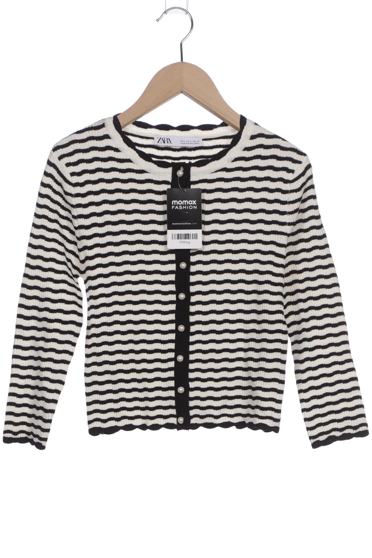 

Zara Damen Strickjacke, weiß, Gr. 36