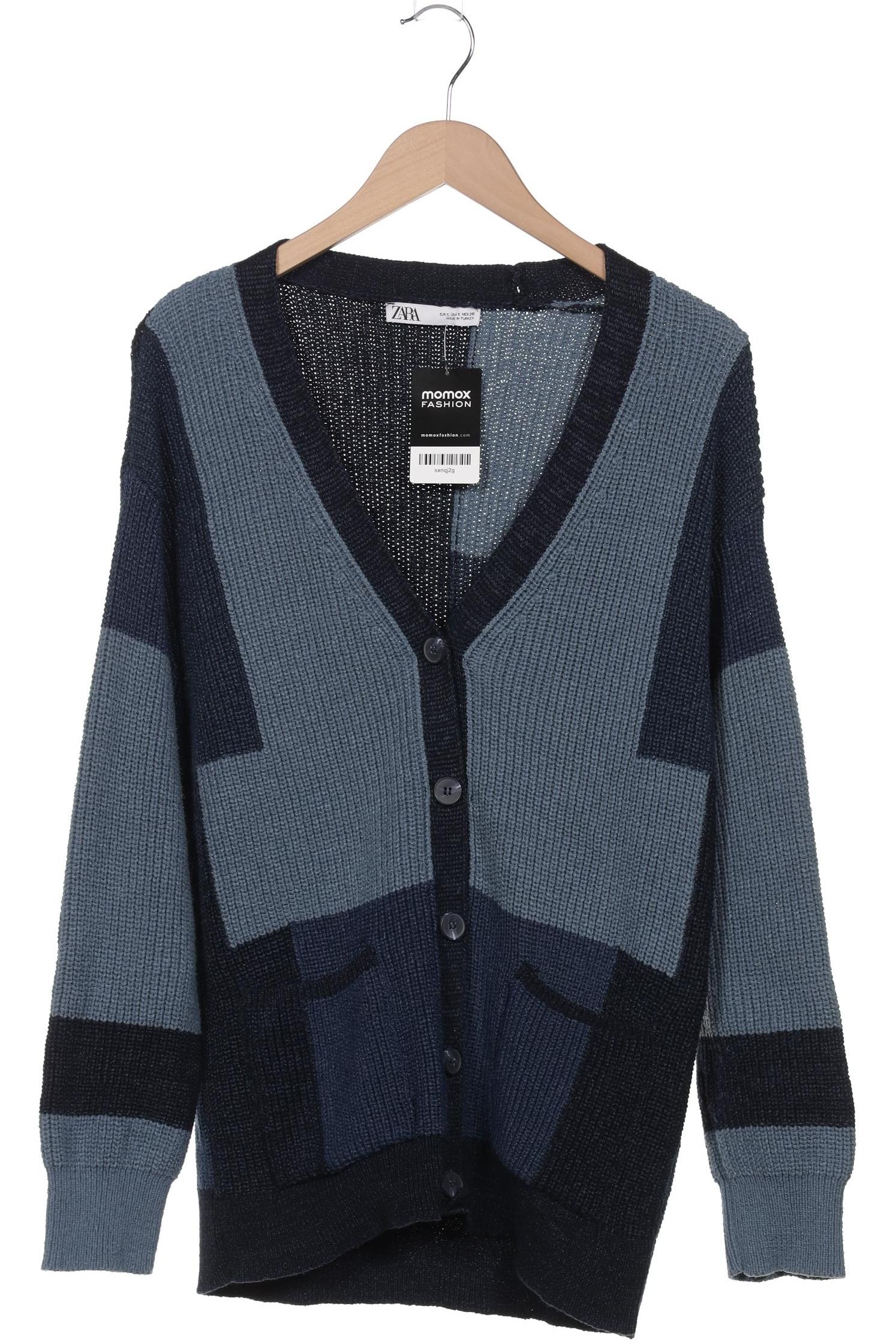 

Zara Damen Strickjacke, marineblau, Gr. 36