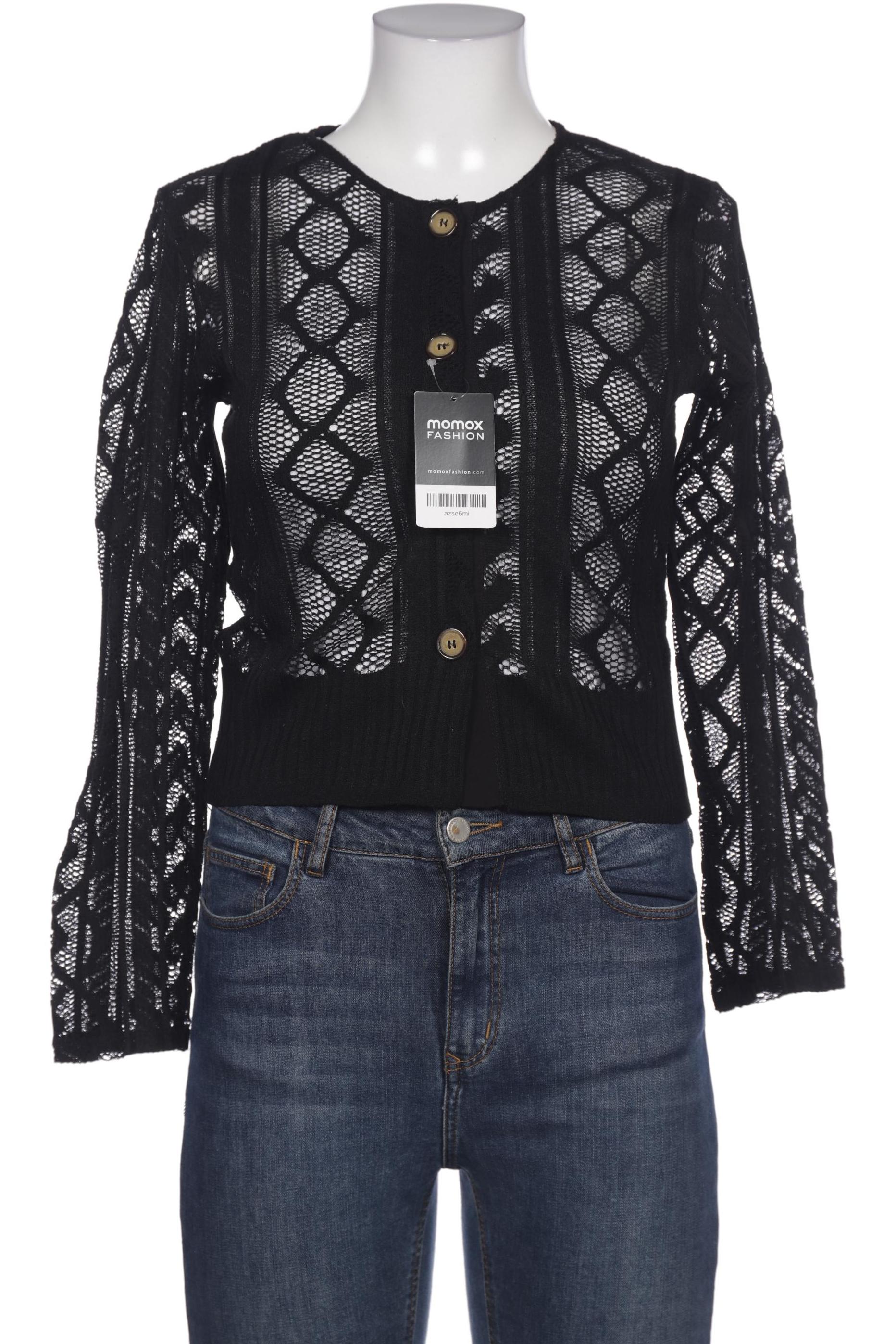 

Zara Damen Strickjacke, schwarz, Gr. 38