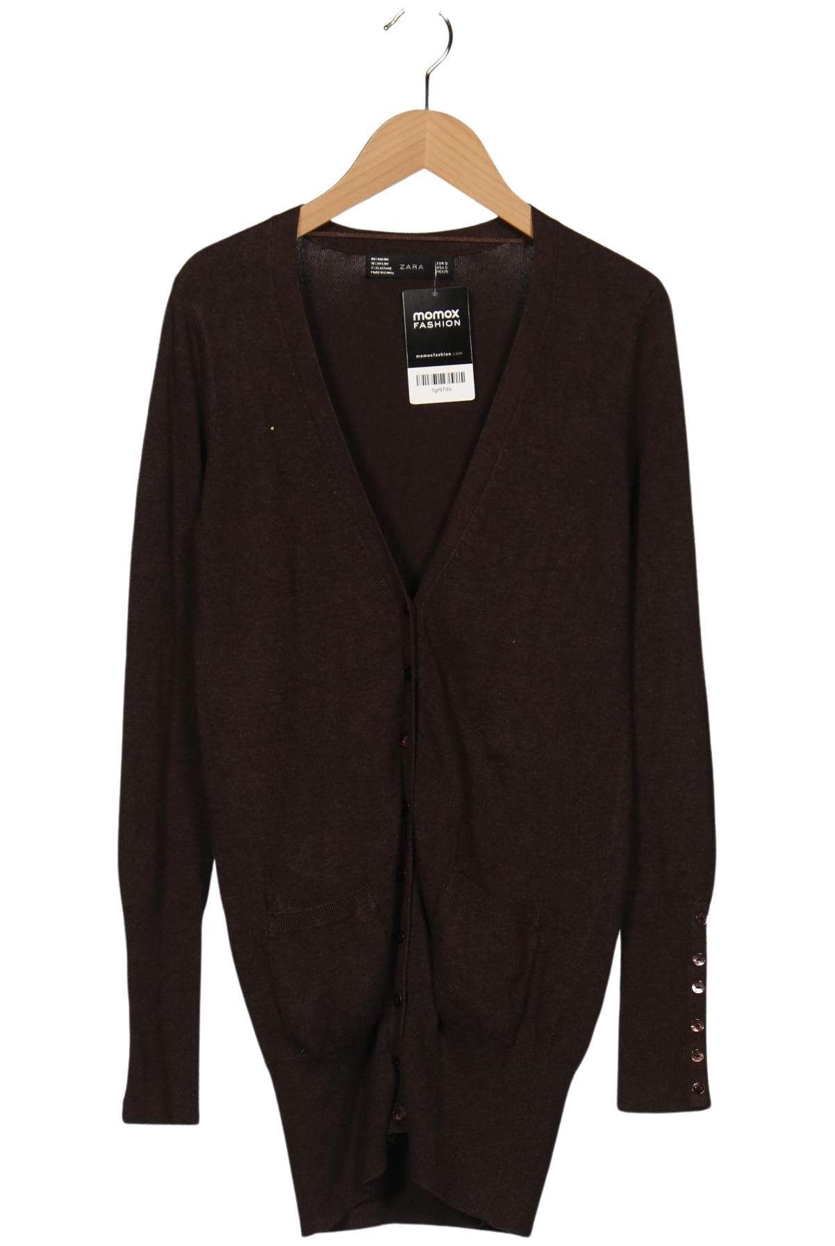 

Zara Damen Strickjacke, braun, Gr. 36