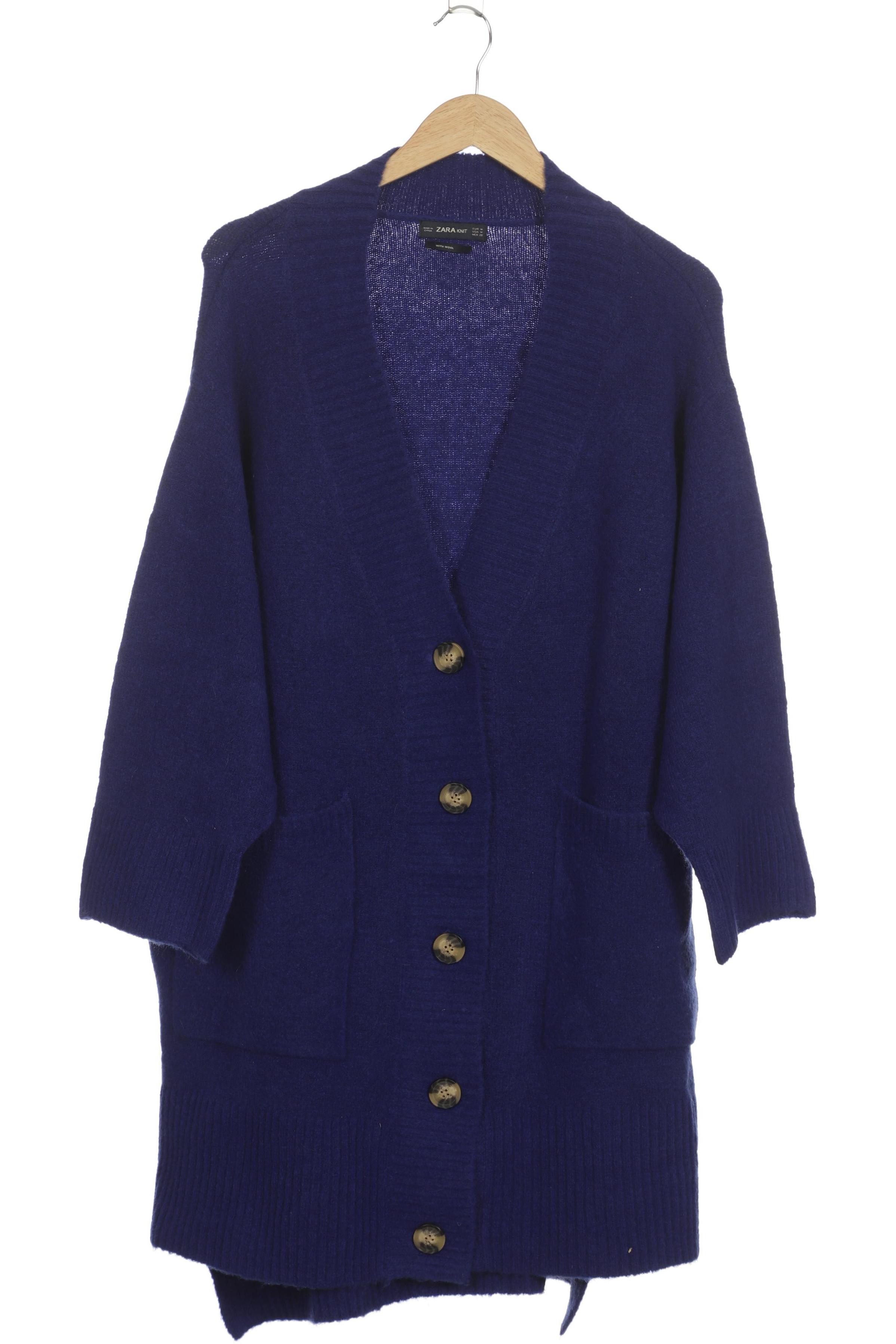 

Zara Damen Strickjacke, blau, Gr. 38