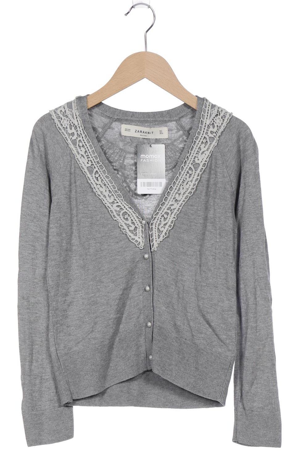 

ZARA Damen Strickjacke, grau