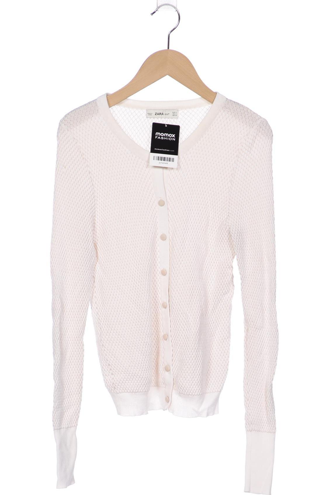 

Zara Damen Strickjacke, cremeweiß, Gr. 38