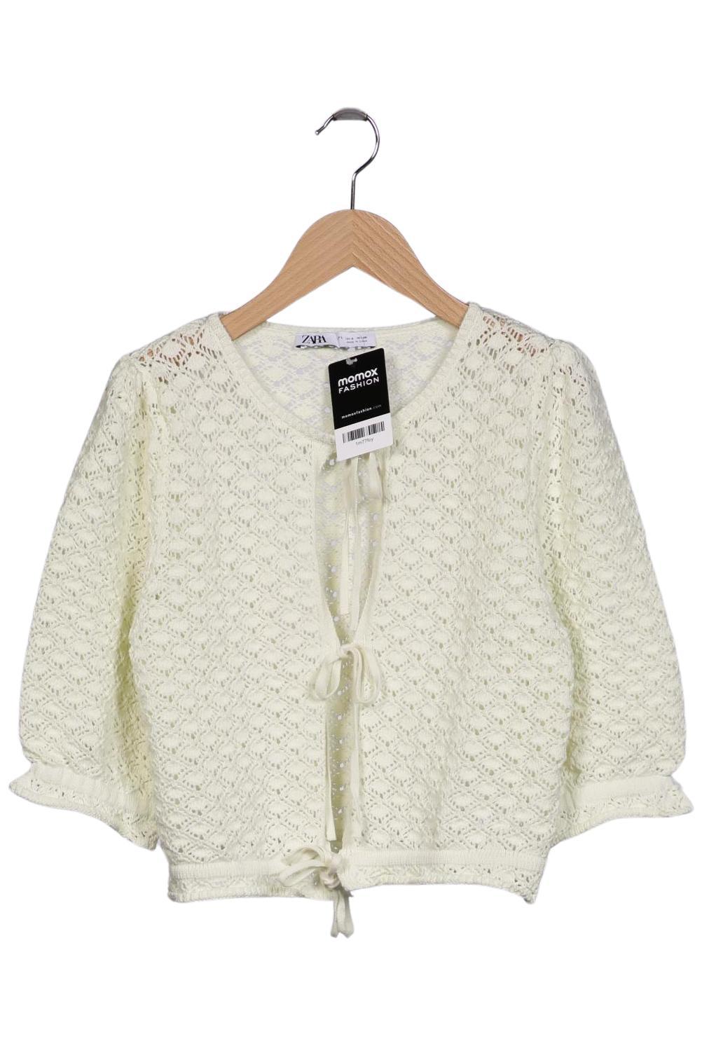 

Zara Damen Strickjacke, cremeweiß, Gr. 36