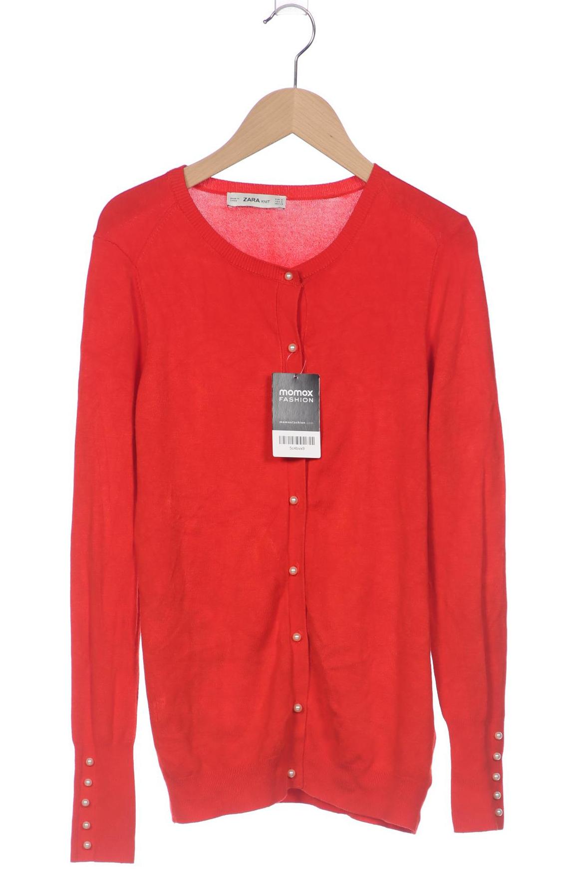 

Zara Damen Strickjacke, rot, Gr. 38