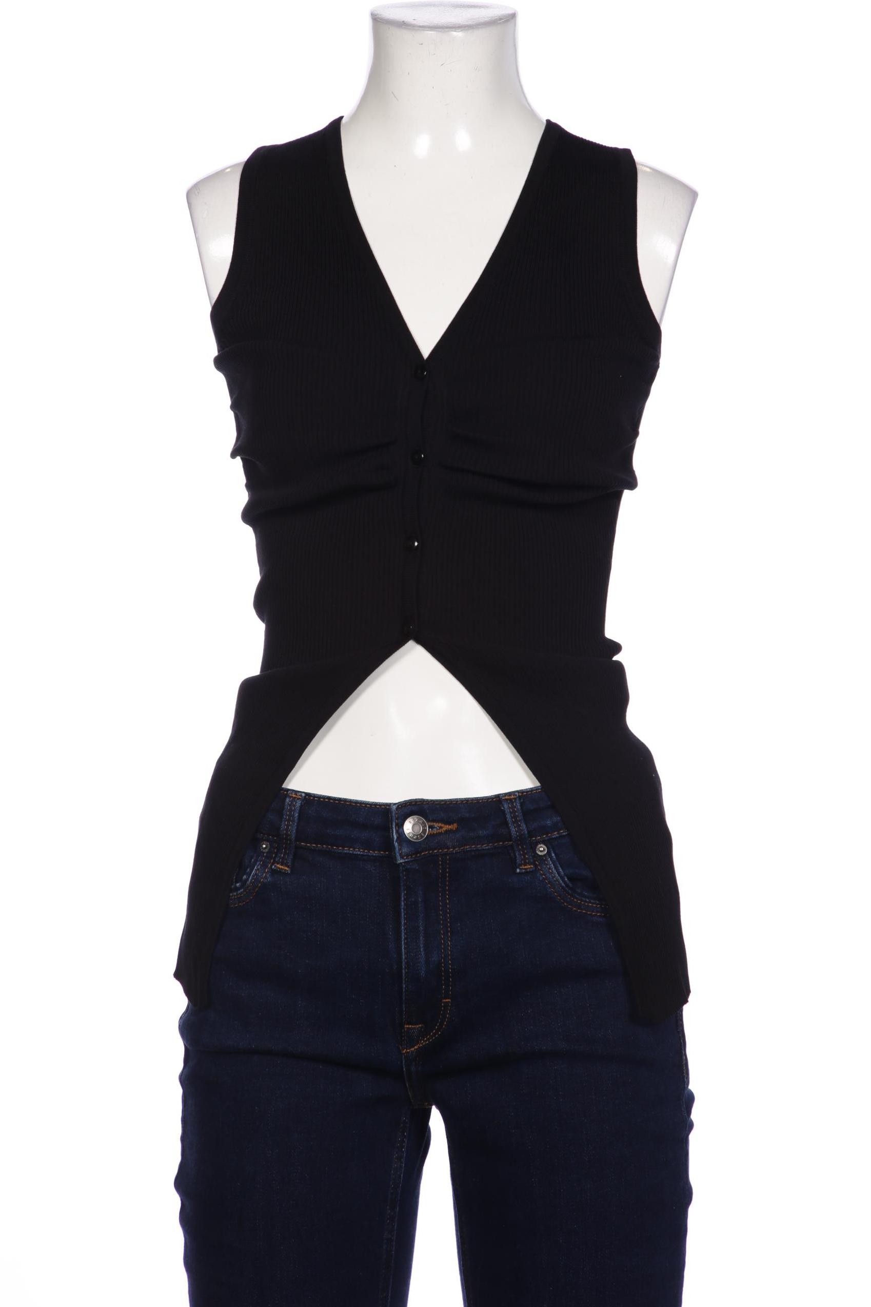 

ZARA Damen Strickjacke, schwarz