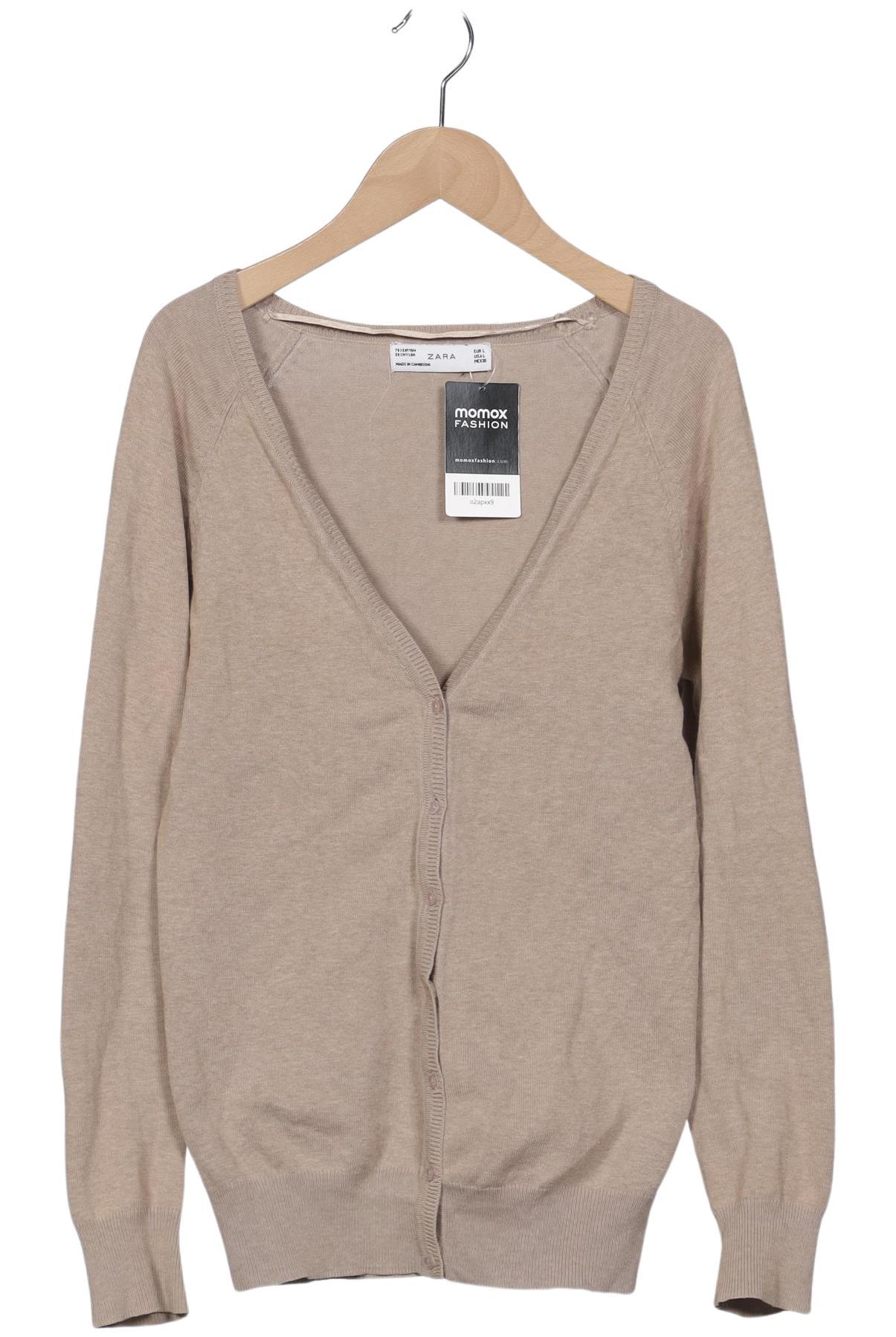 

Zara Damen Strickjacke, beige, Gr. 42