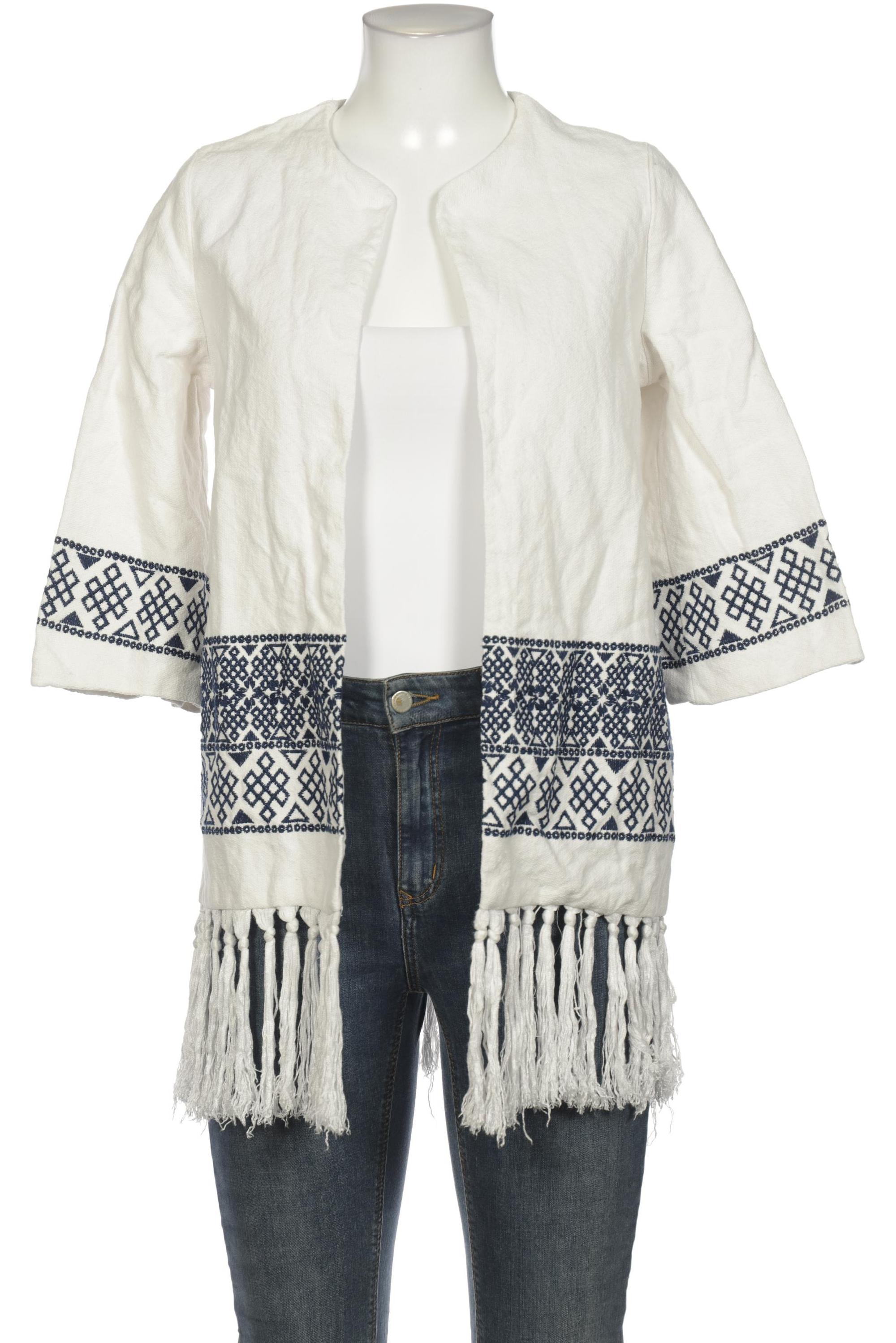 

ZARA Damen Strickjacke, weiß