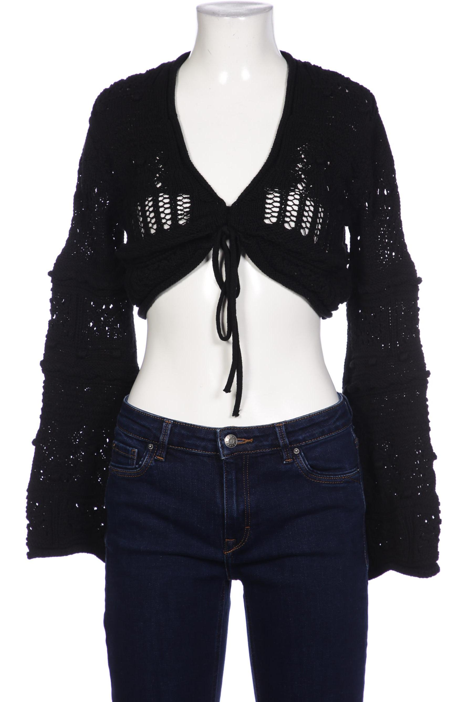 

ZARA Damen Strickjacke, schwarz