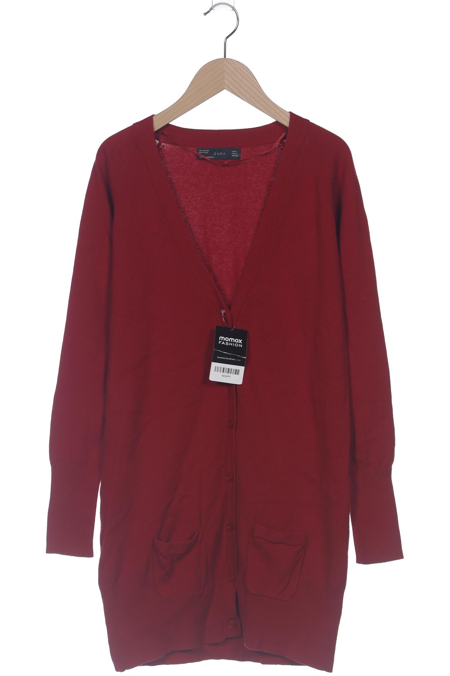 

Zara Damen Strickjacke, rot, Gr. 42