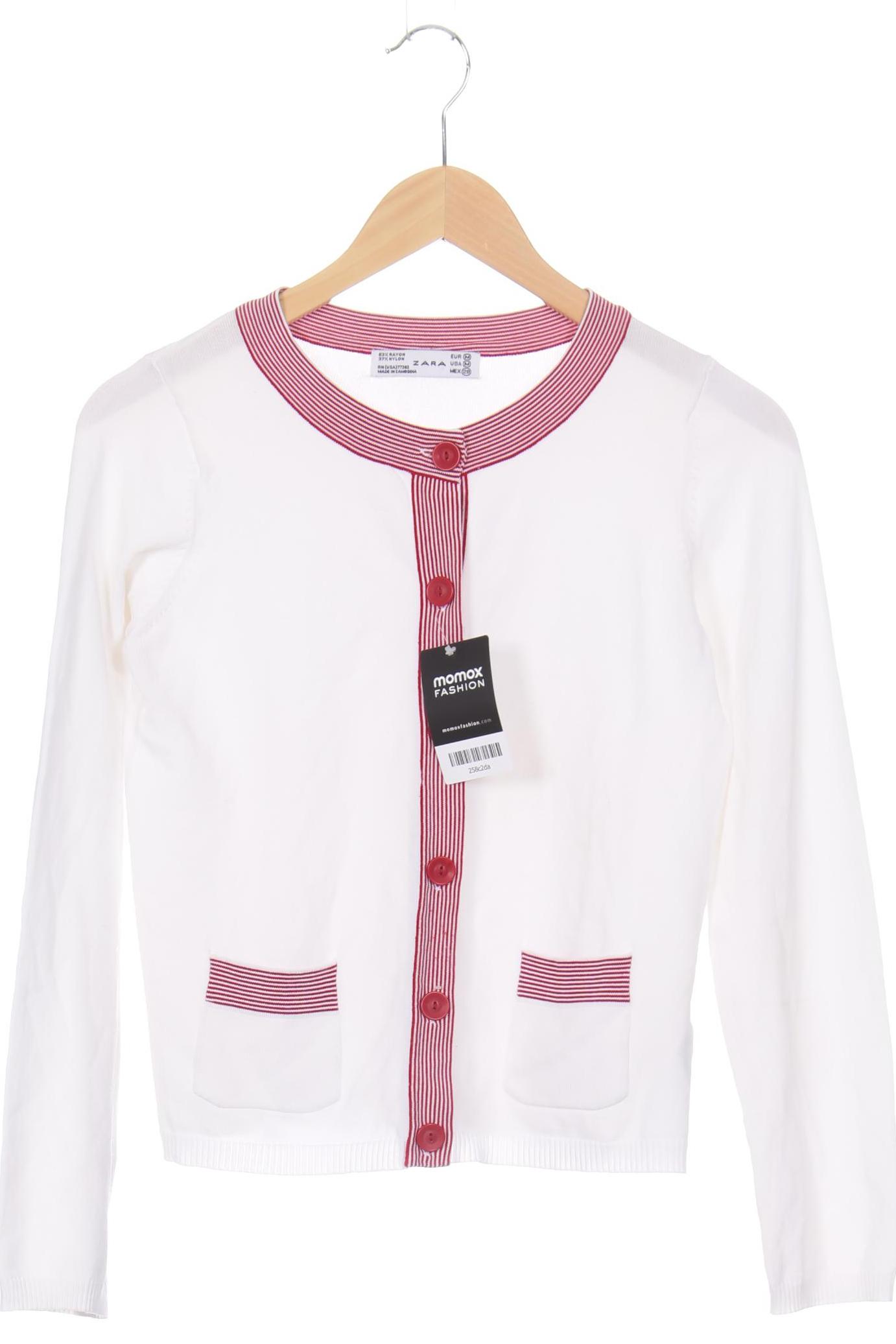 

Zara Damen Strickjacke, weiß, Gr. 38