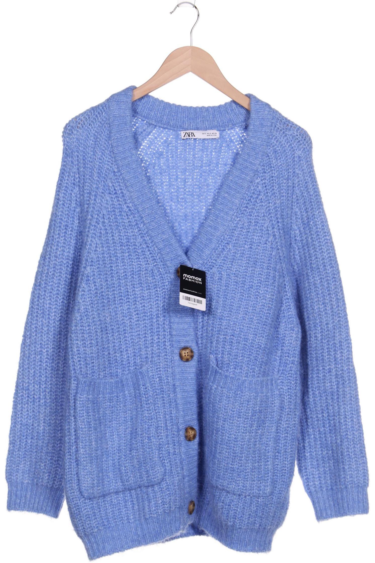 

ZARA Damen Strickjacke, blau